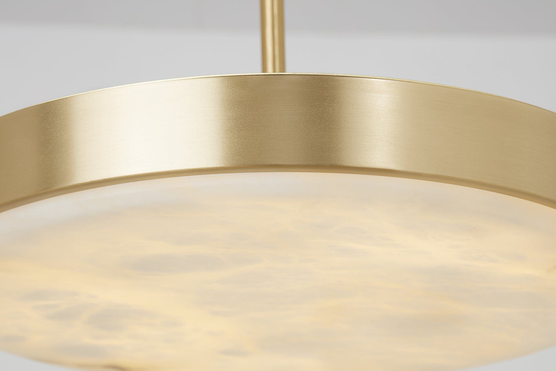 CTO Lighting - Anvers Pendant Light - Satin Brass, Bronze and Alabaster Stone – EB London