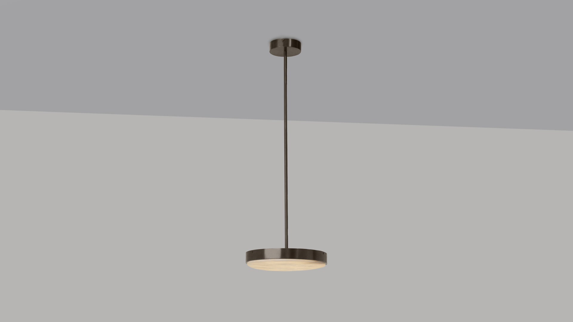 CTO Lighting - Anvers Pendant Light - Satin Brass, Bronze and Alabaster Stone – EB London
