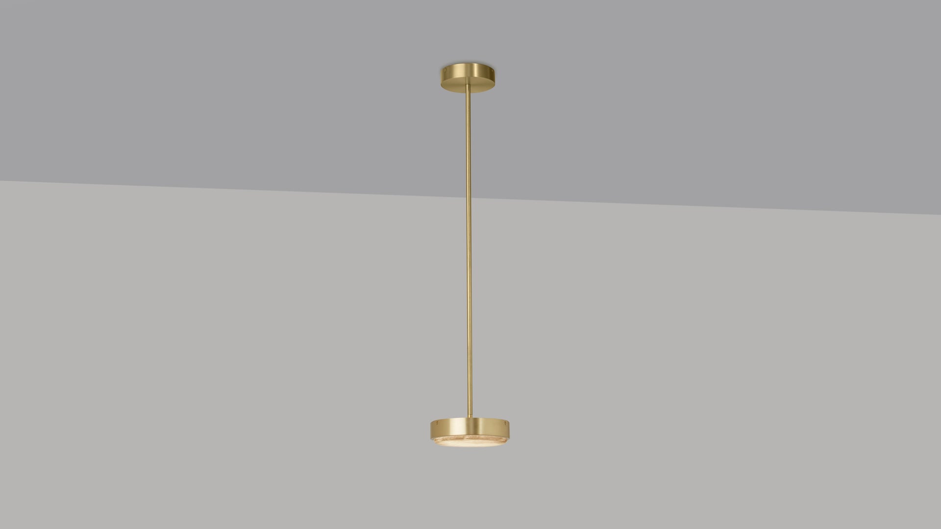 CTO Lighting - Anvers Pendant Light - Satin Brass, Bronze and Alabaster Stone – EB London