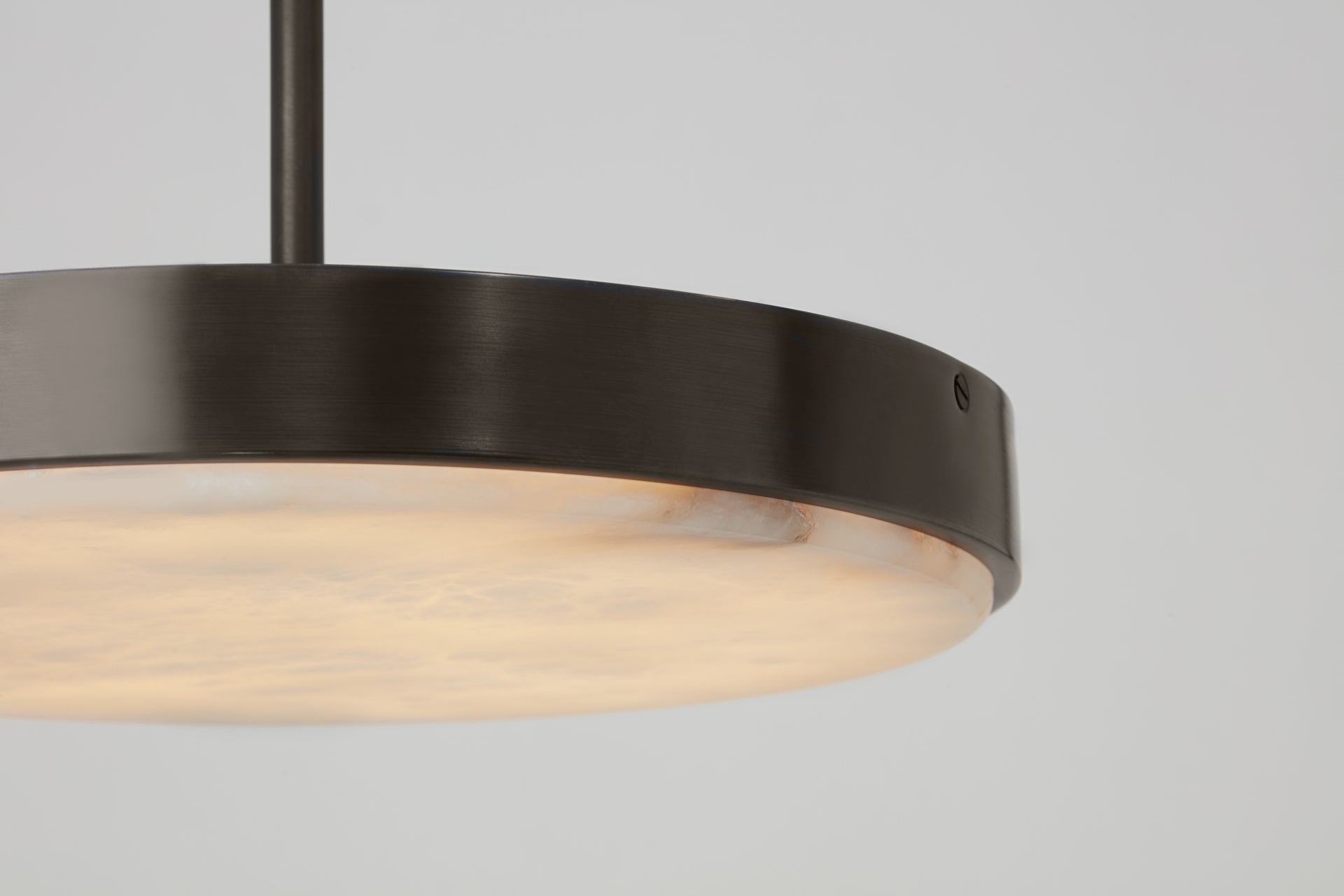 CTO Lighting - Anvers Pendant Light - Satin Brass, Bronze and Alabaster Stone – EB London