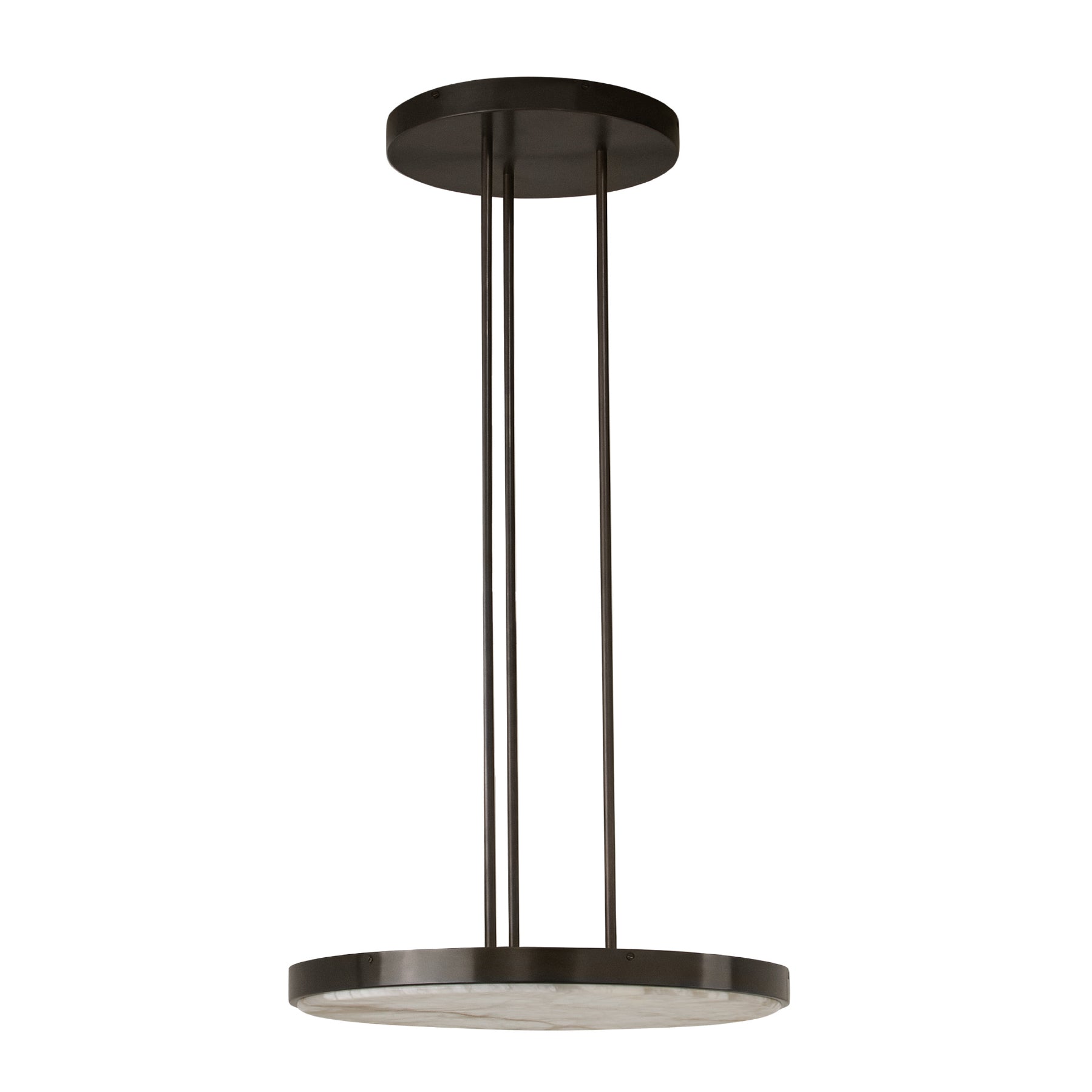 CTO Lighting - Anvers Pendant Light - Bronze and Alabaster Stone – EB London