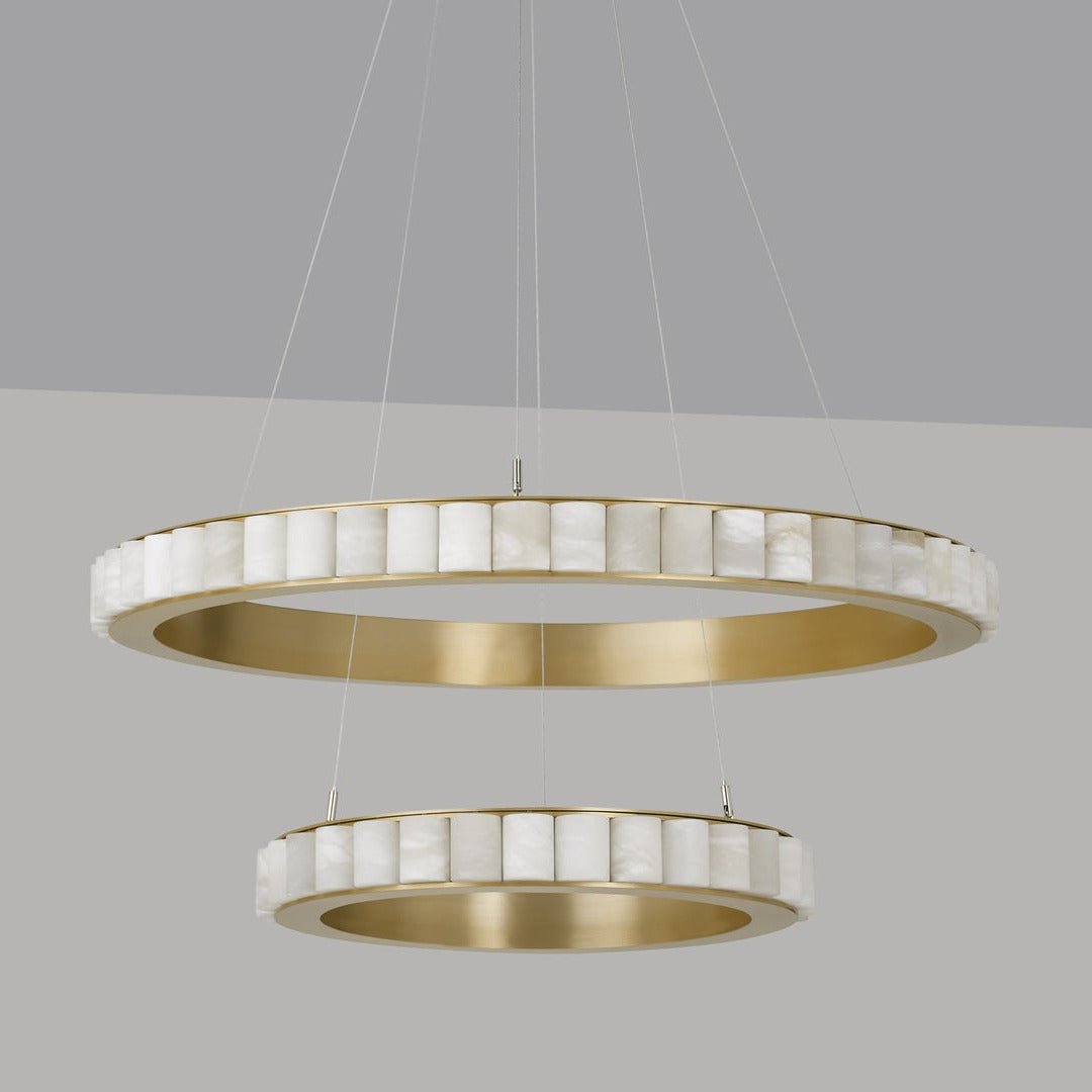 CTO Lighting - Avalon Halo Chandelier (Ceiling Rose) - EB London