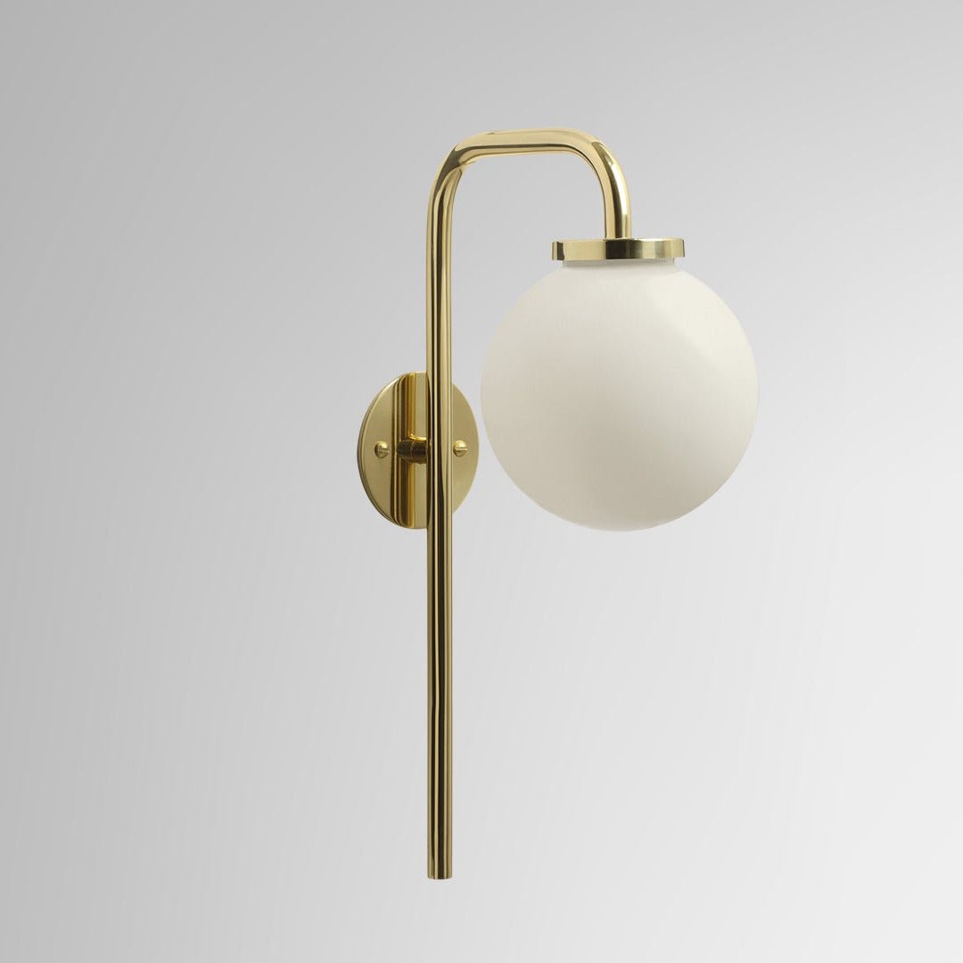 CTO Lighting - Big Bulb Opal Wall Light