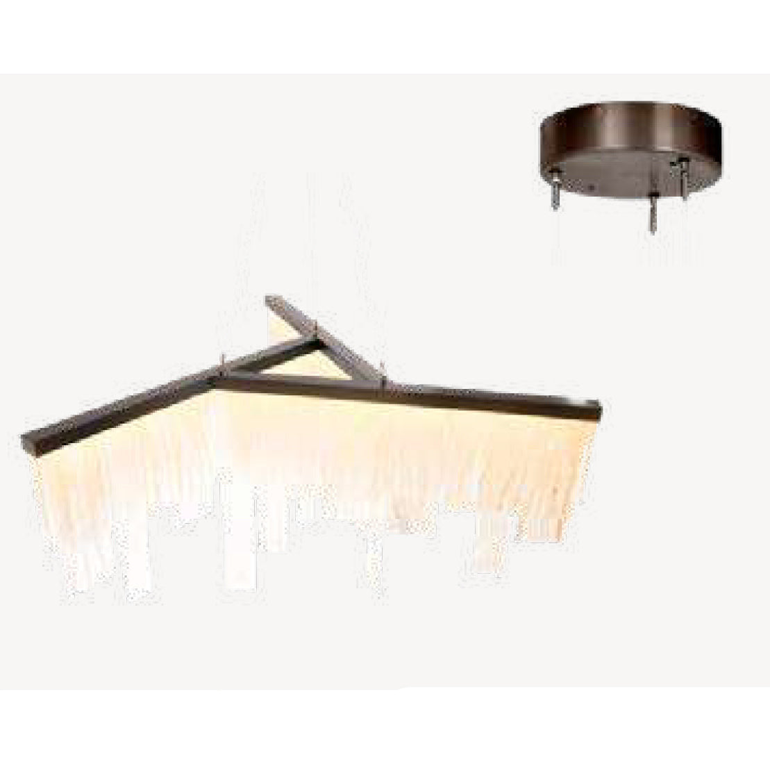 CTO Lighting - Cascata Chandelier Ceiling Rose - EB London