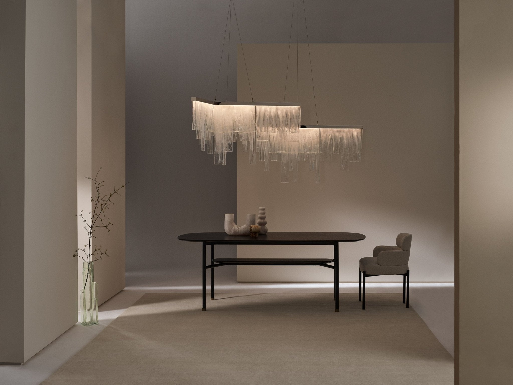 CTO Lighting - Cascata Chandelier (Ceiling Rose) - EB London