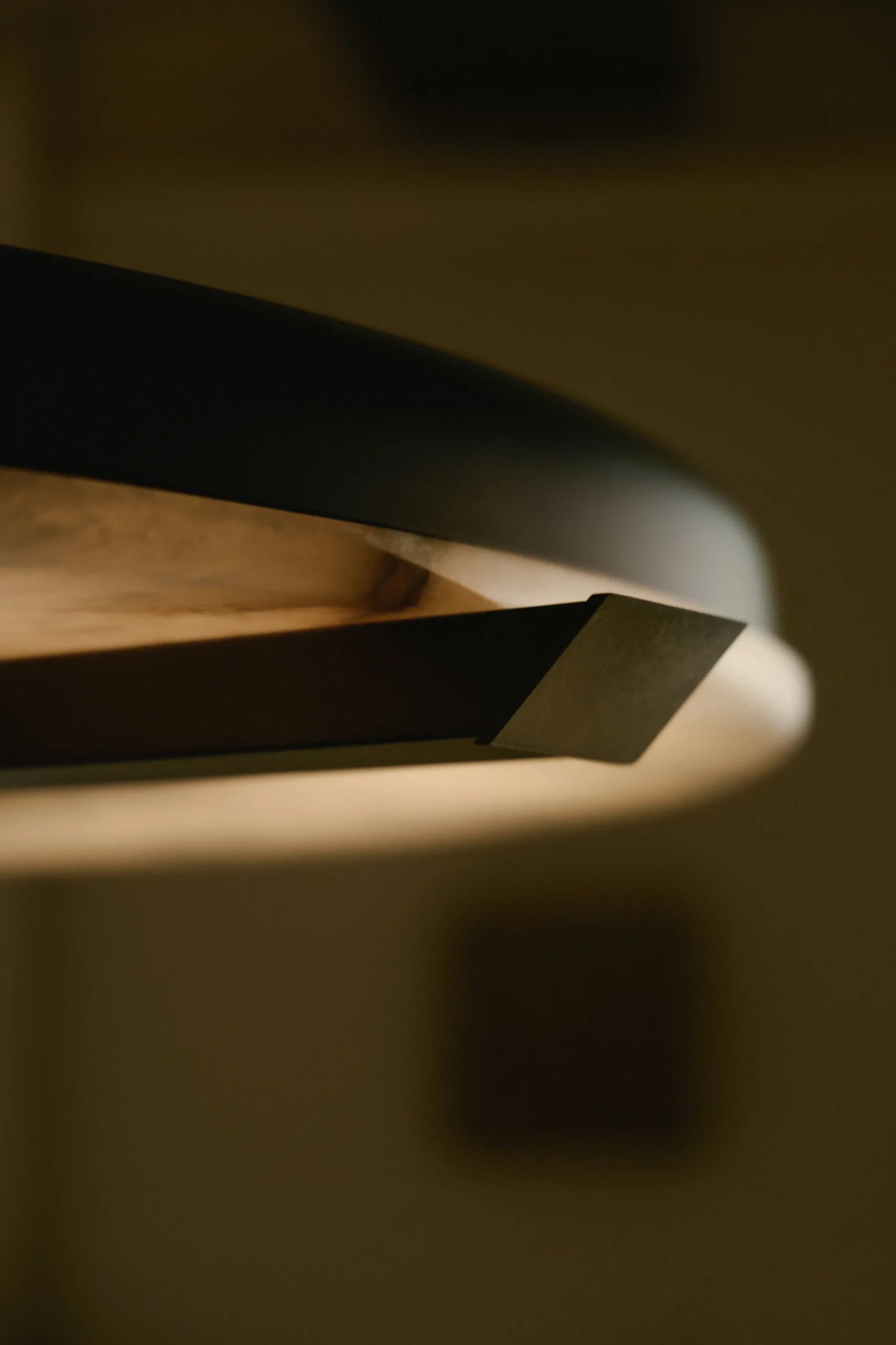 CTO Lighting - Ceres Pendant Ceiling Mounting Plate - Bronze with Honed Alabaster - EB London