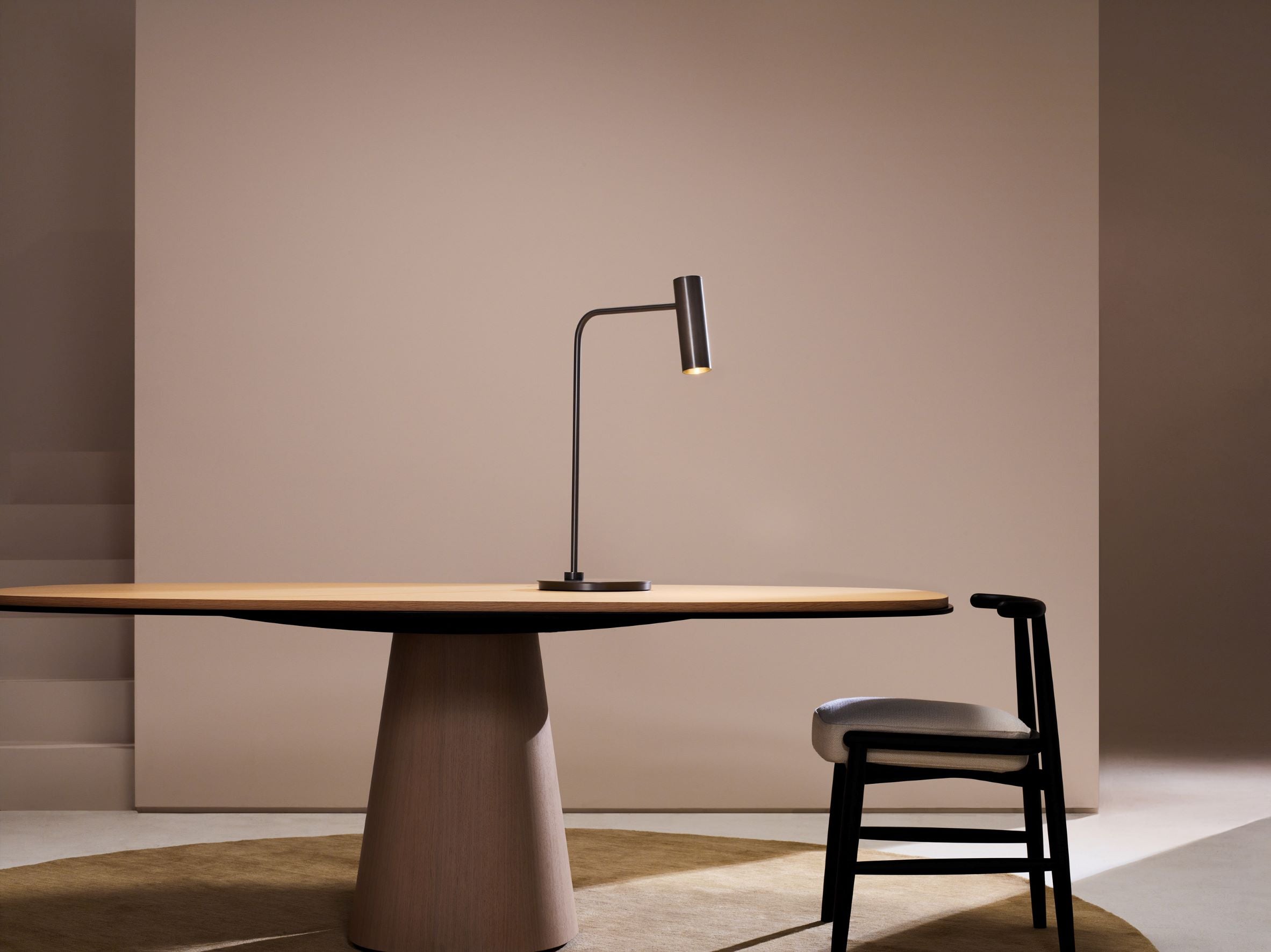 CTO Lighting - Heron Table Light - Satin Brass and Bronze - EB London