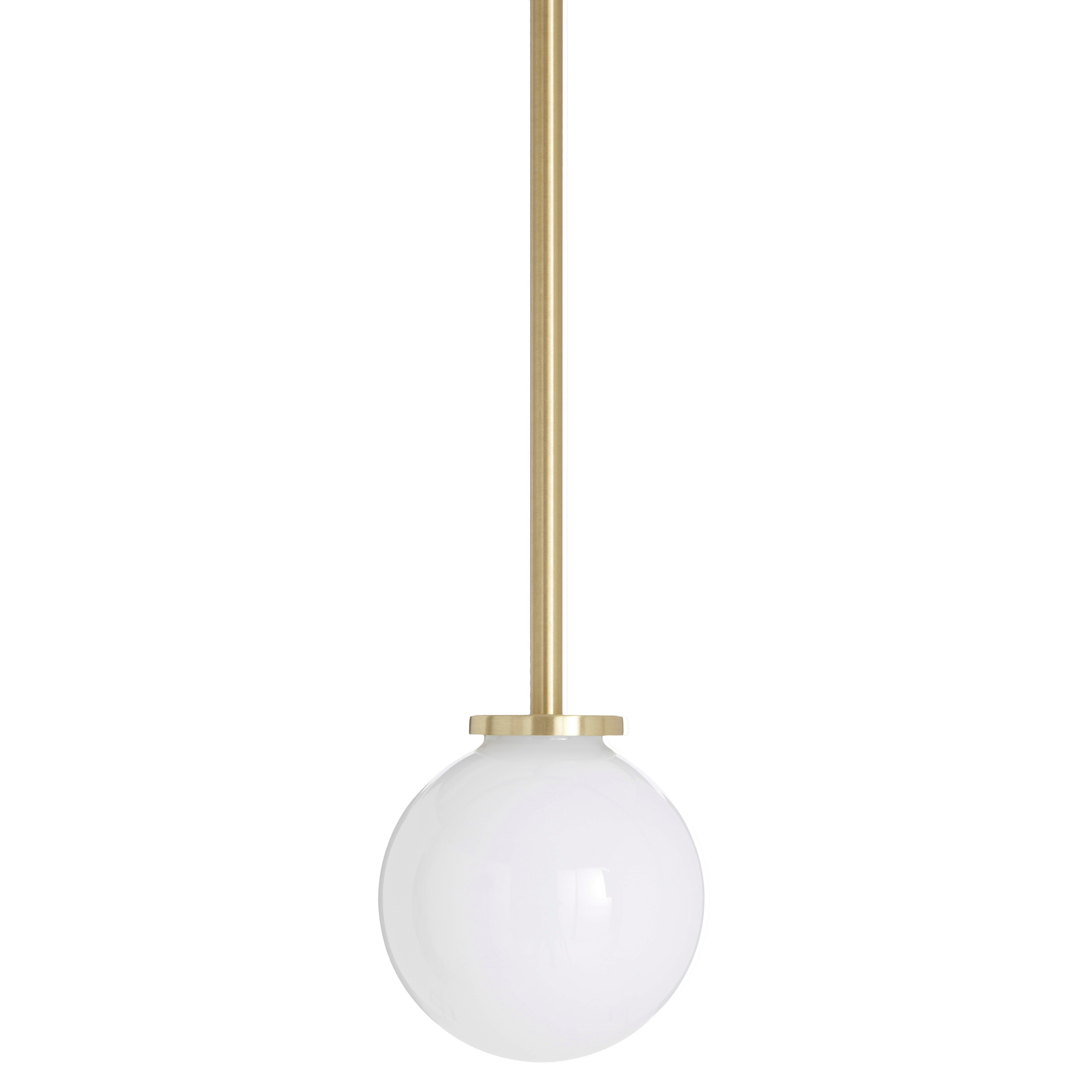 CTO Lighting - Mezzo Pendant Cluster Long Light with Opal Glass Shades - – EB London