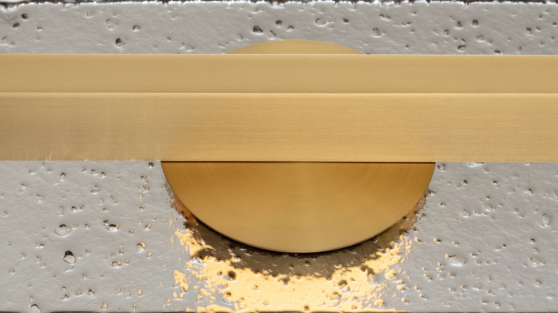 CTO Lighting - Modulo Chandelier Grid 11 - Smoked Glass Plates with with Satin Brass and Bronze or Antique Bronze - EB London