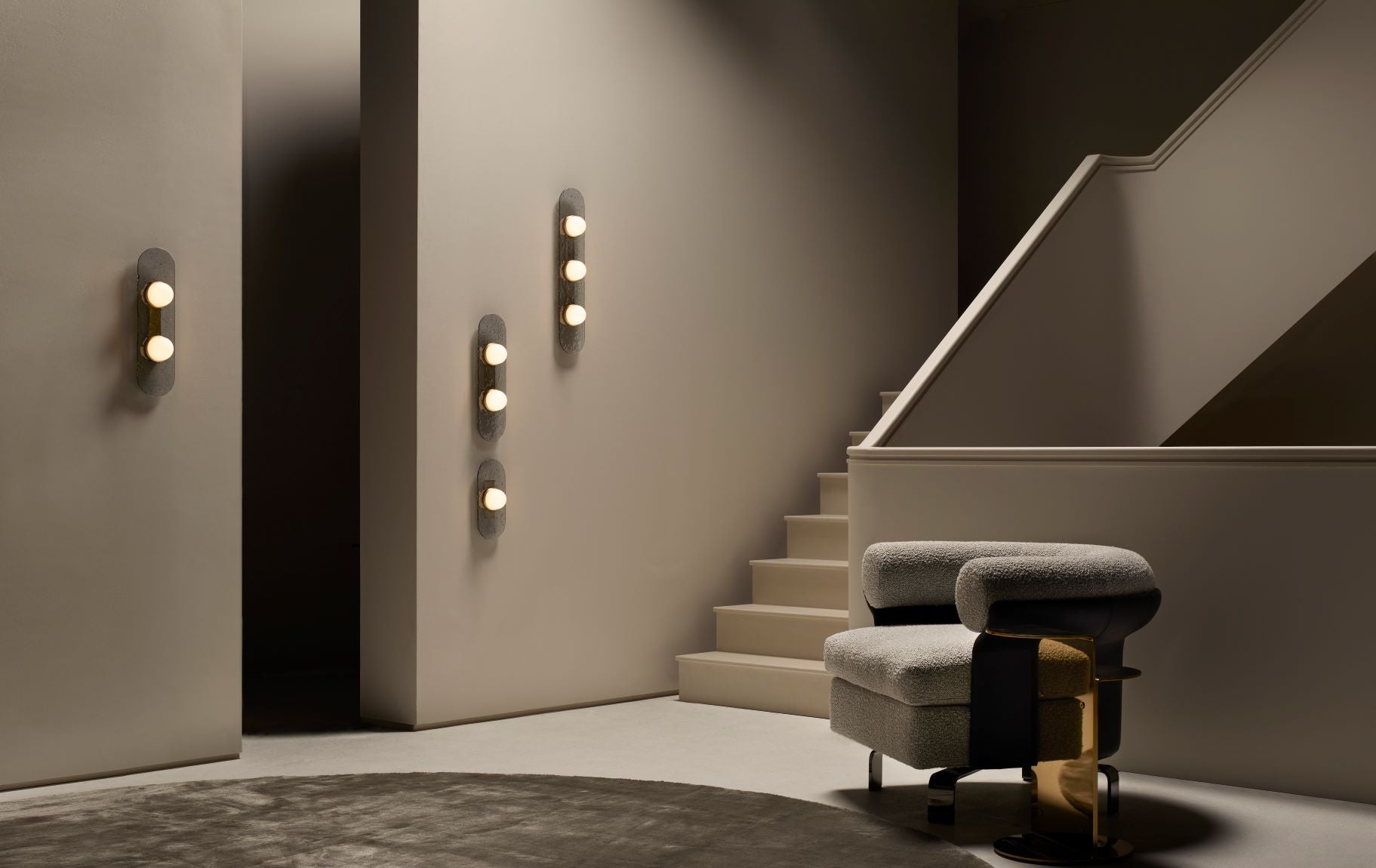 CTO Lighting - Modulo Wall Light - Smoked Glass with Metal Framework - EB London