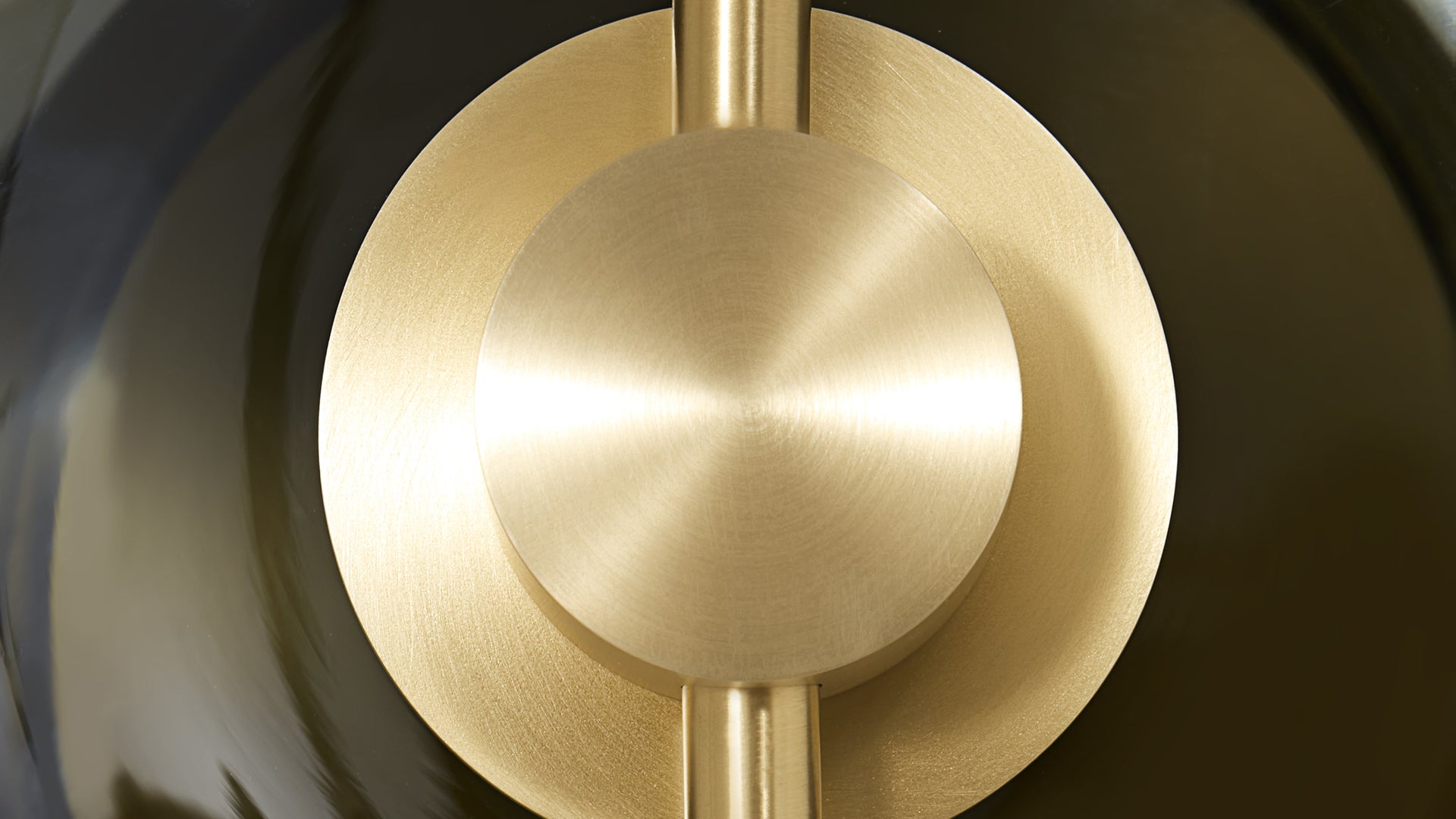 CTO Lighting - Pendulum Pendant Light - Hand-Blown Glass with Satin Brass and Bronze - EB London