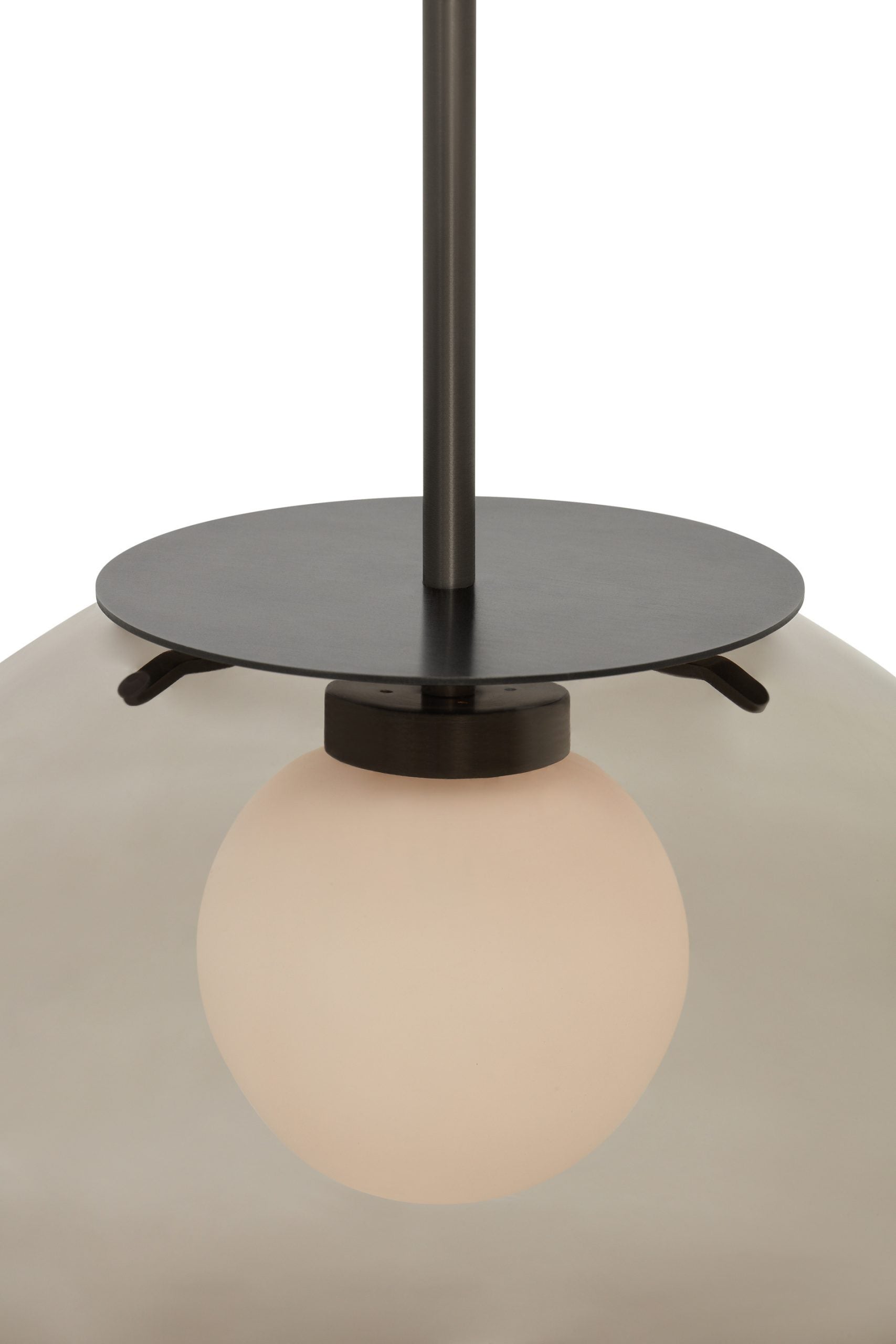 CTO Lighting - Petra Pendant Light - Layered Glass with Satin Brass and Bronze - EB London
