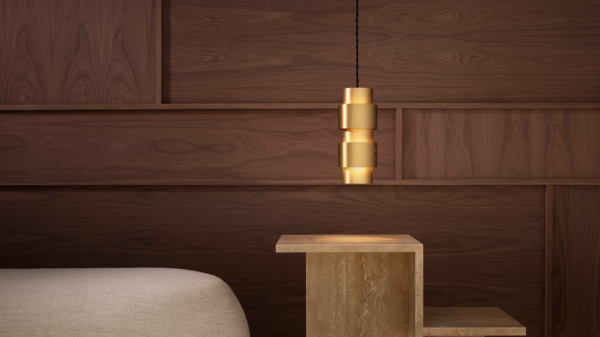 CTO Lighting - Ring Pendant Light - Satin Brass and Bronze - EB London