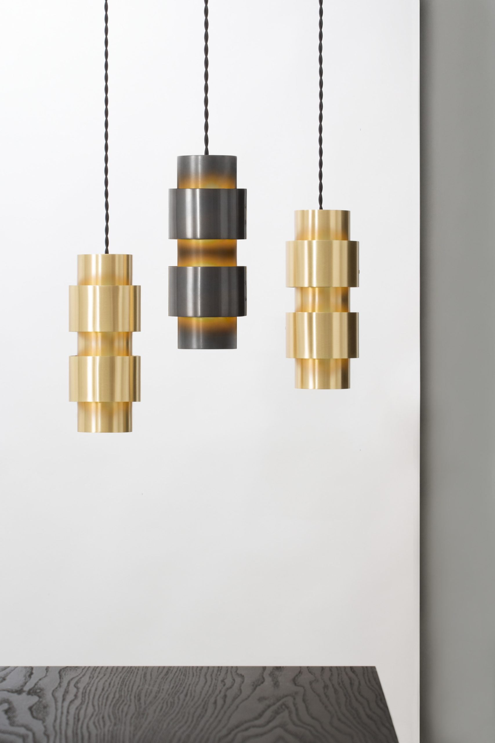 CTO Lighting - Ring Pendant Light - Satin Brass and Bronze - EB London