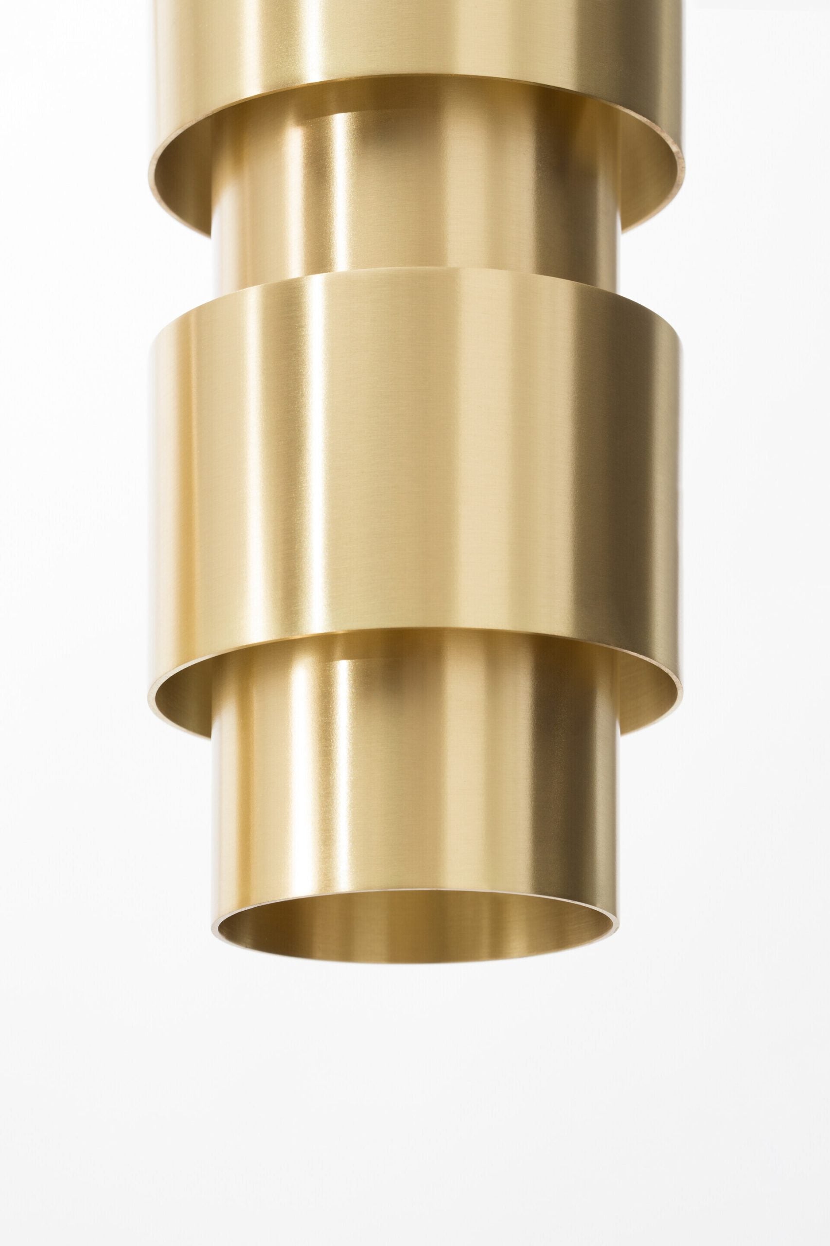 CTO Lighting - Ring Pendant Light - Satin Brass and Bronze - EB London