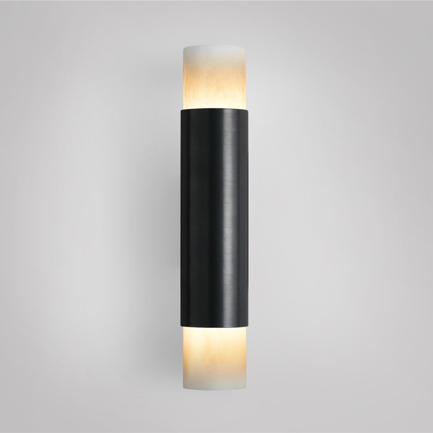 CTO Lighting - Roma Wall Tall Light - Honed Alabaster with Bronze and Satin Brass - EB London