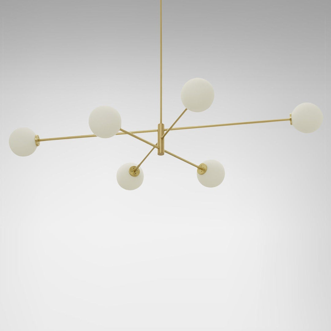 CTO Lighting - Trevi Pendant Light - Satin Brass and Bronze or Antique Bronze - EB London