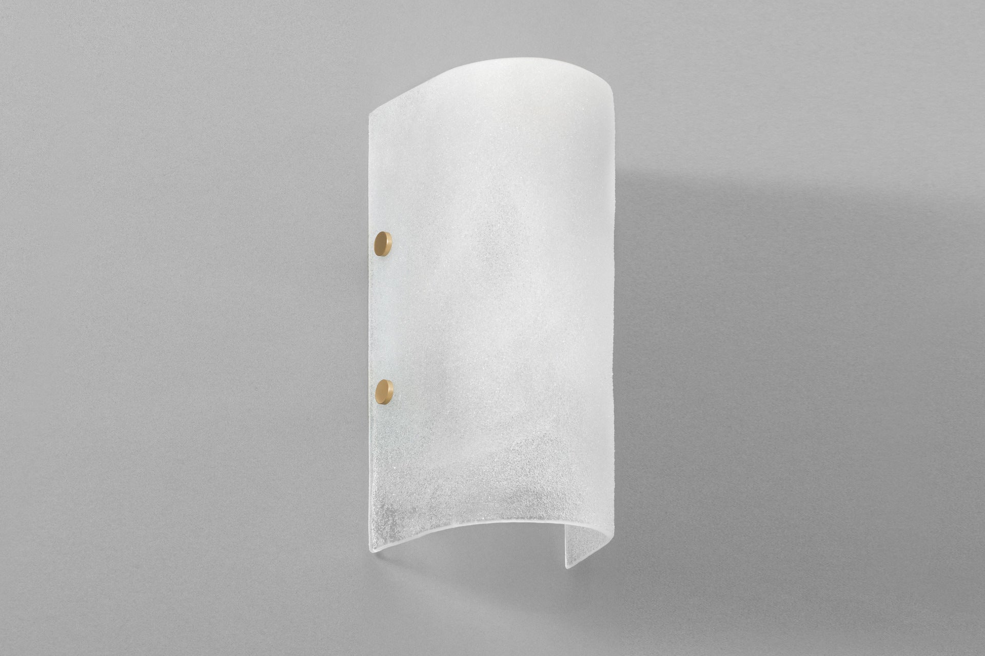 CTO Lighting - Whistler Wall Light - Fritted Glass With Satin Brass Details - EB London