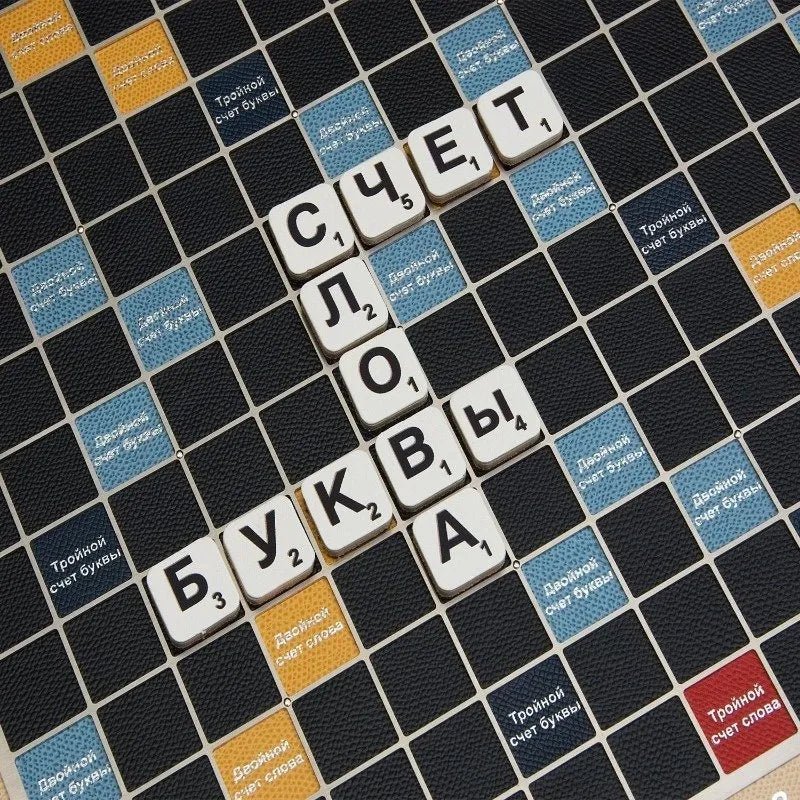 Custom Scrabble Set - Geoffery Parker - EB London