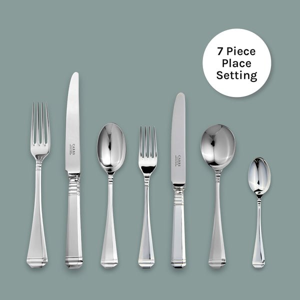 Décor Cutlery 7 Piece Place Setting - Carrs Silver - EB London