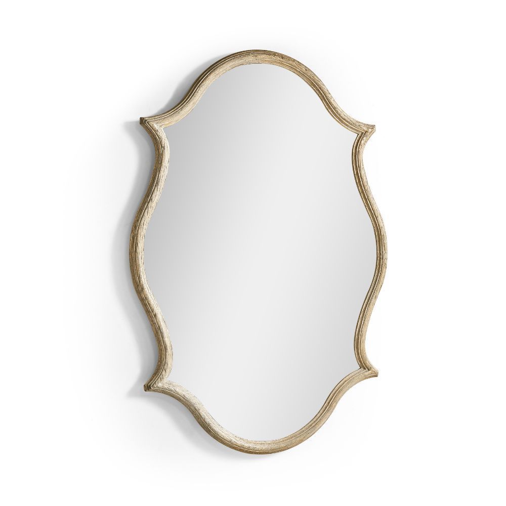 William Yeoward Downton Mirror Gilded White Oak luxury mirror - EB London product image 1