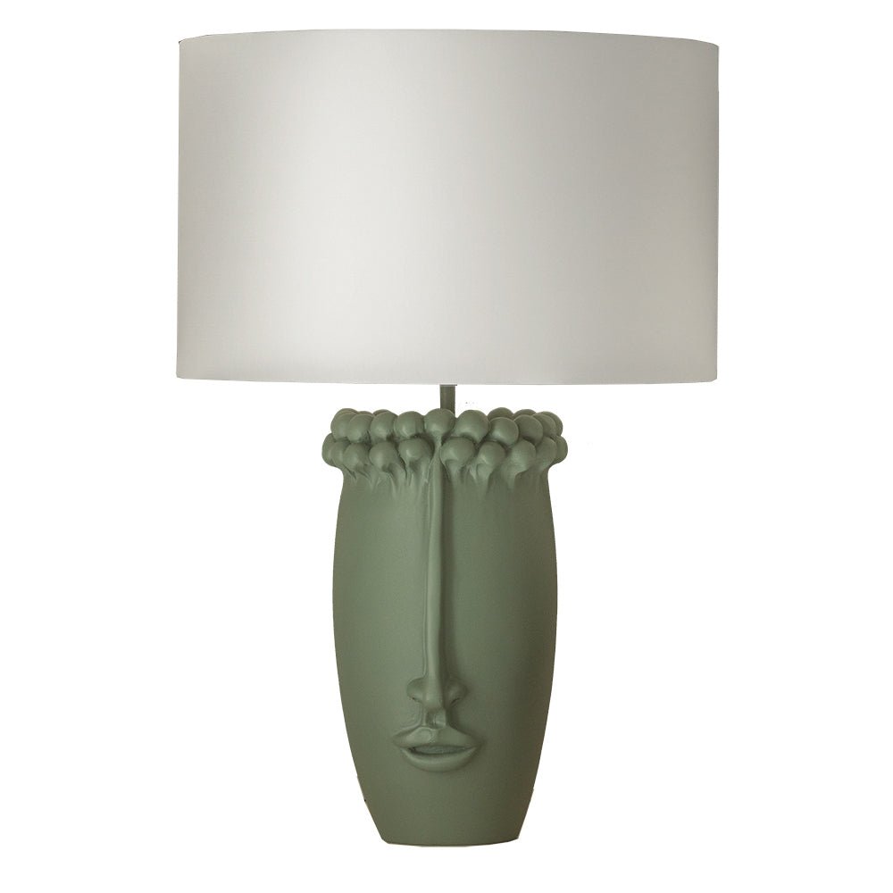 William Yeoward Elden Table Lamp in Shale Green luxury table lamp - EB London product image 1