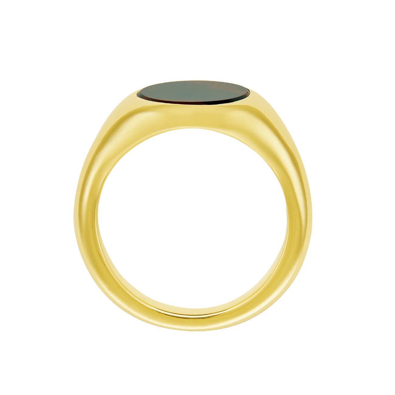 Gold Bloodstone Signet Ring (12x10mm) – Deakin & Francis - EB London