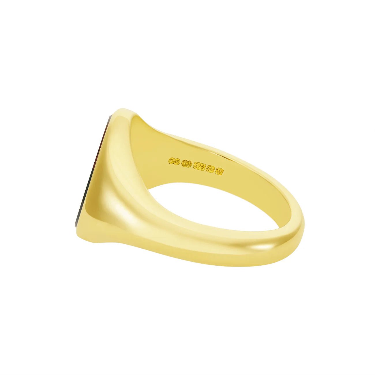 Gold Bloodstone Signet Ring (12x10mm) – Deakin & Francis - EB London