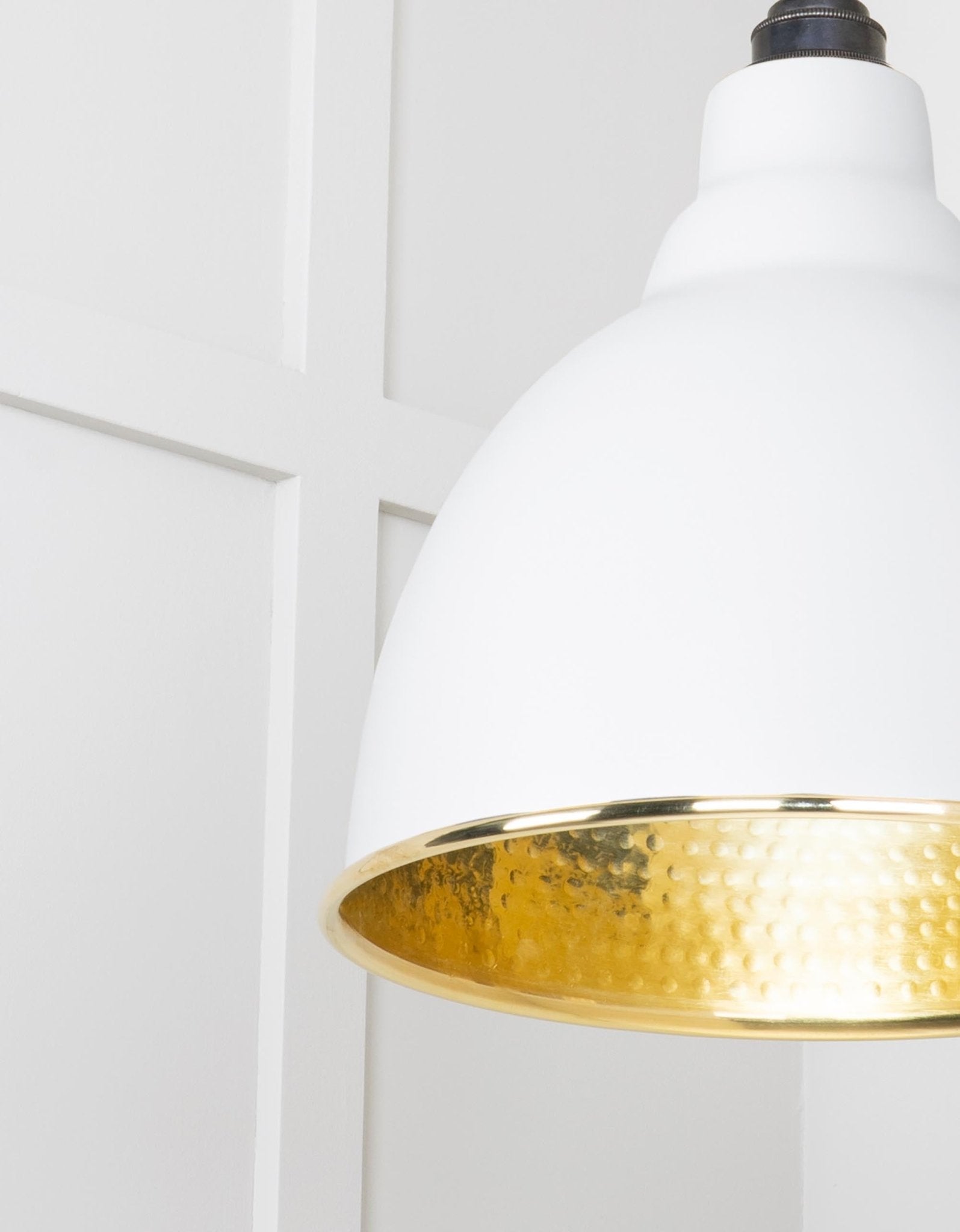 Hammered Brass Brindley Cluster Pendant | Flock - From the Anvil - EB London