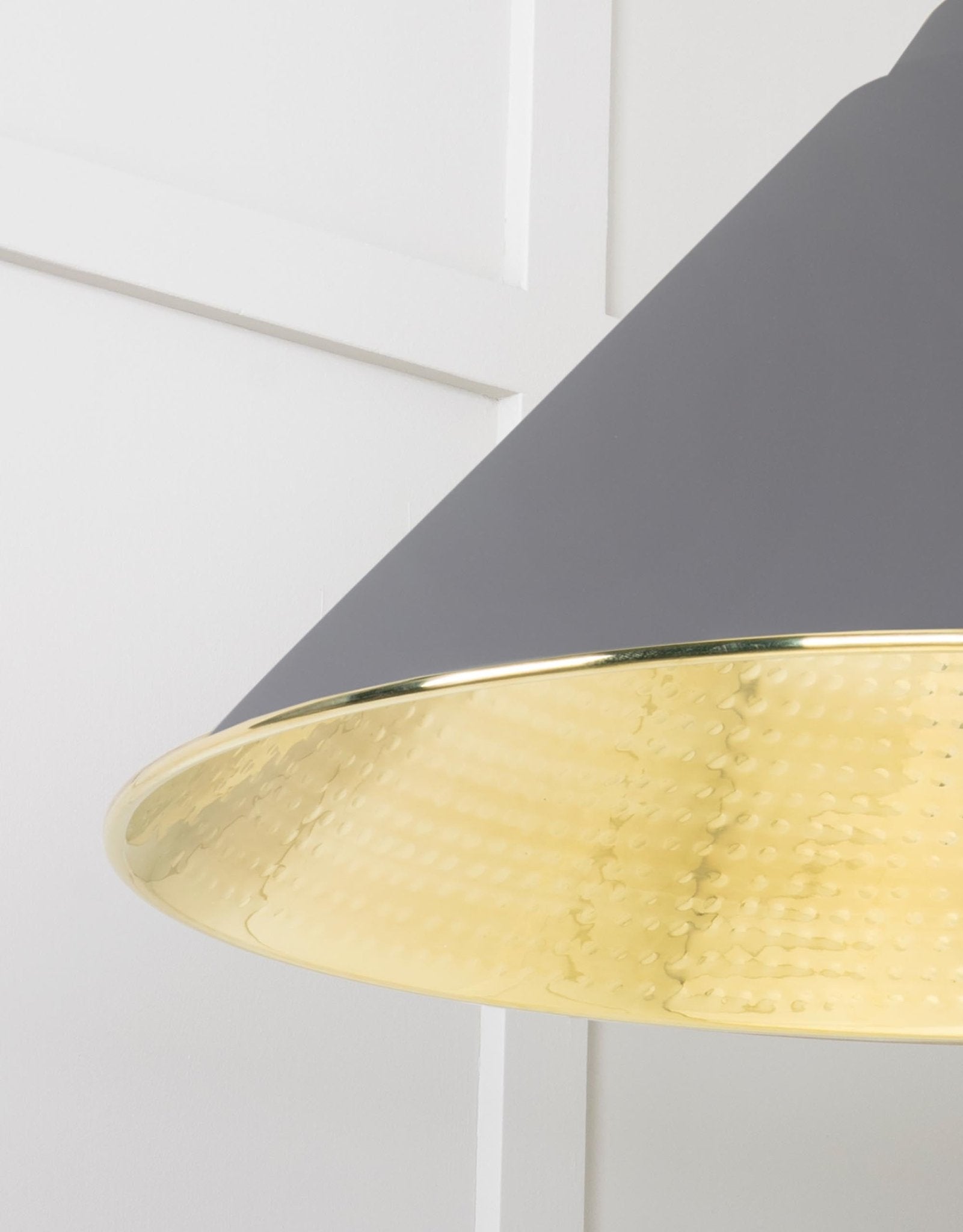 Hammered Brass Hockley Pendant | Bluff - From The Anvil - EB London