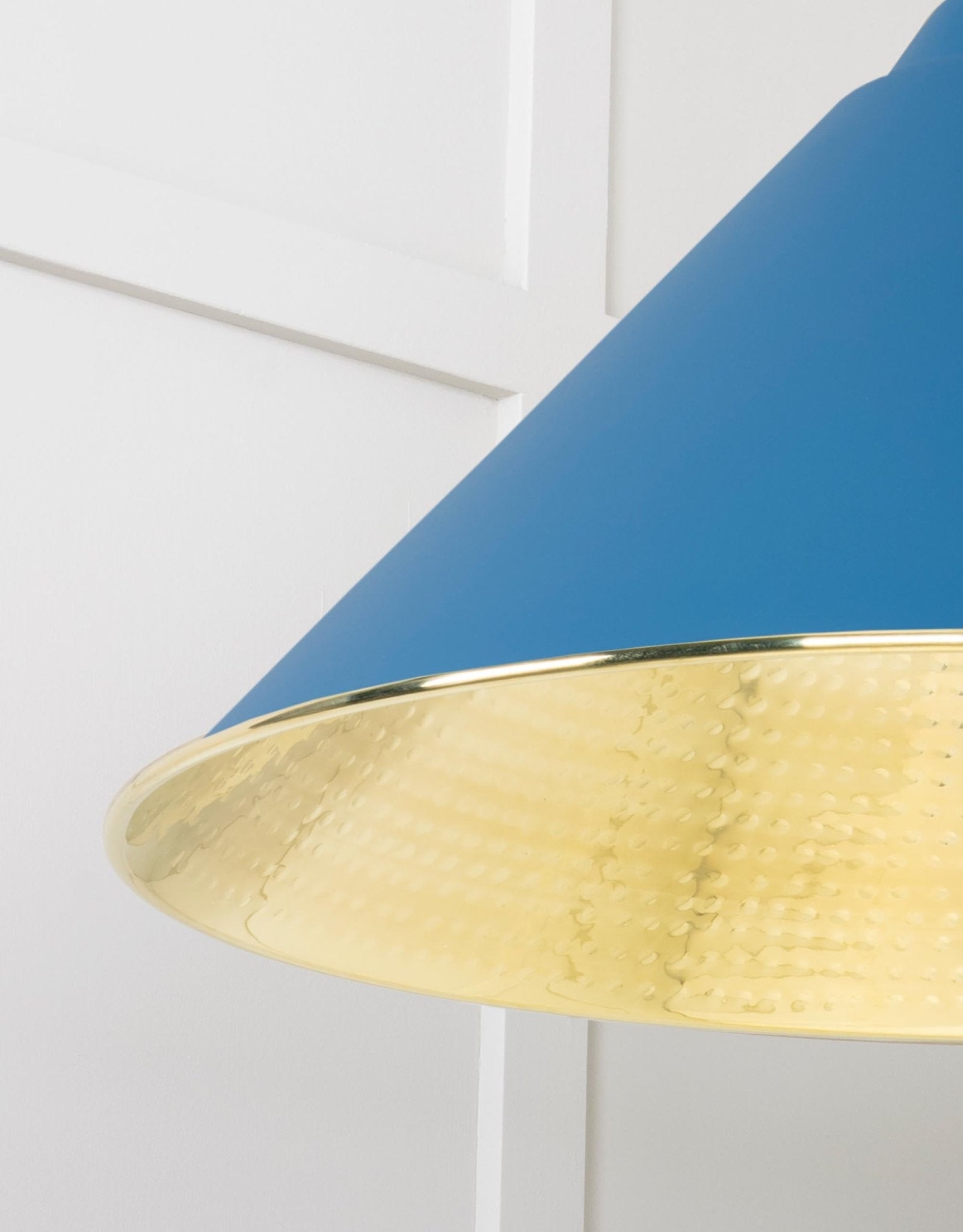 Hammered Brass Hockley Pendant | Upstream - From The Anvil - EB London