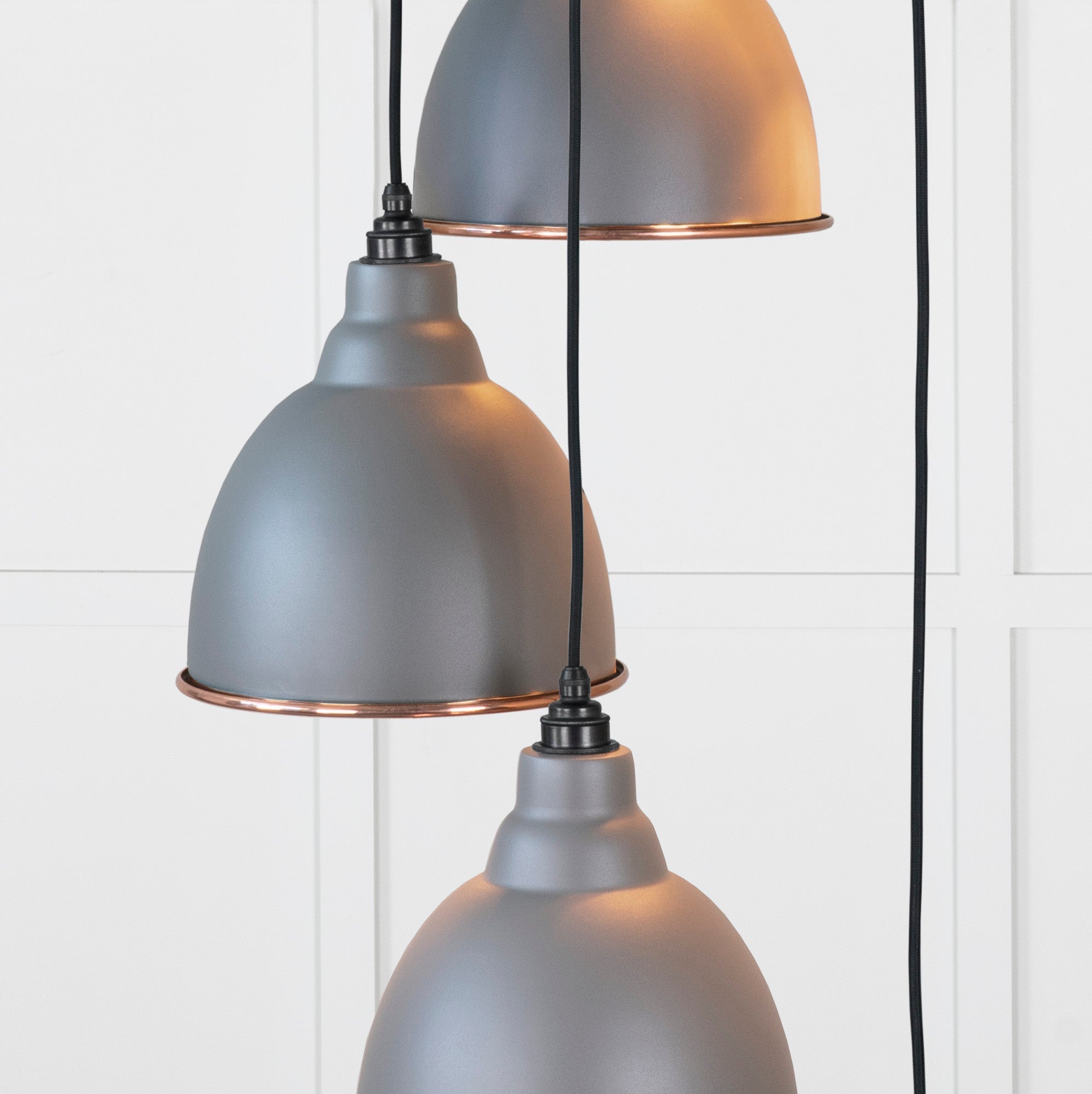 Hammered Copper Brindley Cluster Pendant | Bluff - From the Anvil - EB London