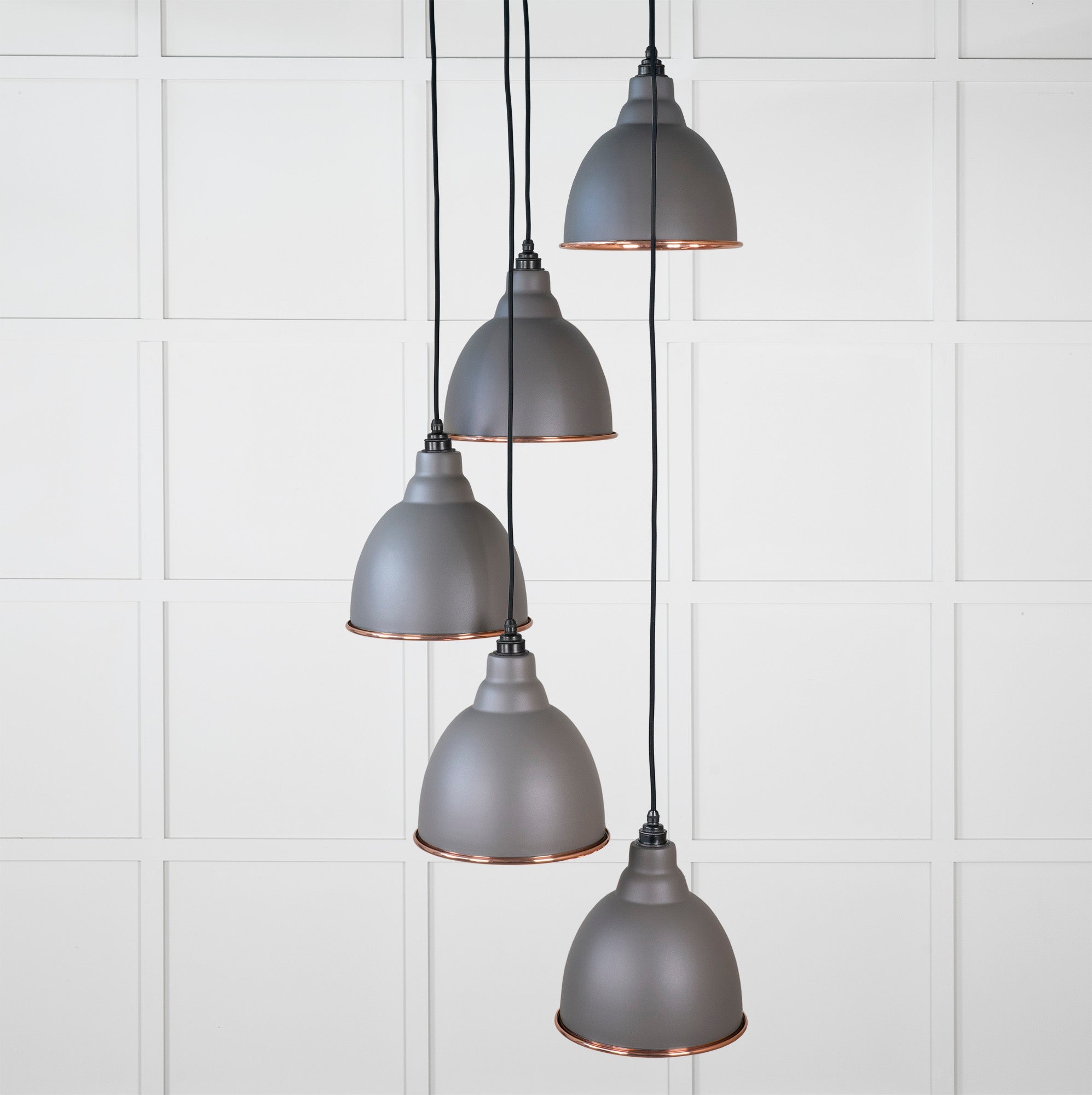 Hammered Copper Brindley Cluster Pendant | Bluff - From the Anvil - EB London
