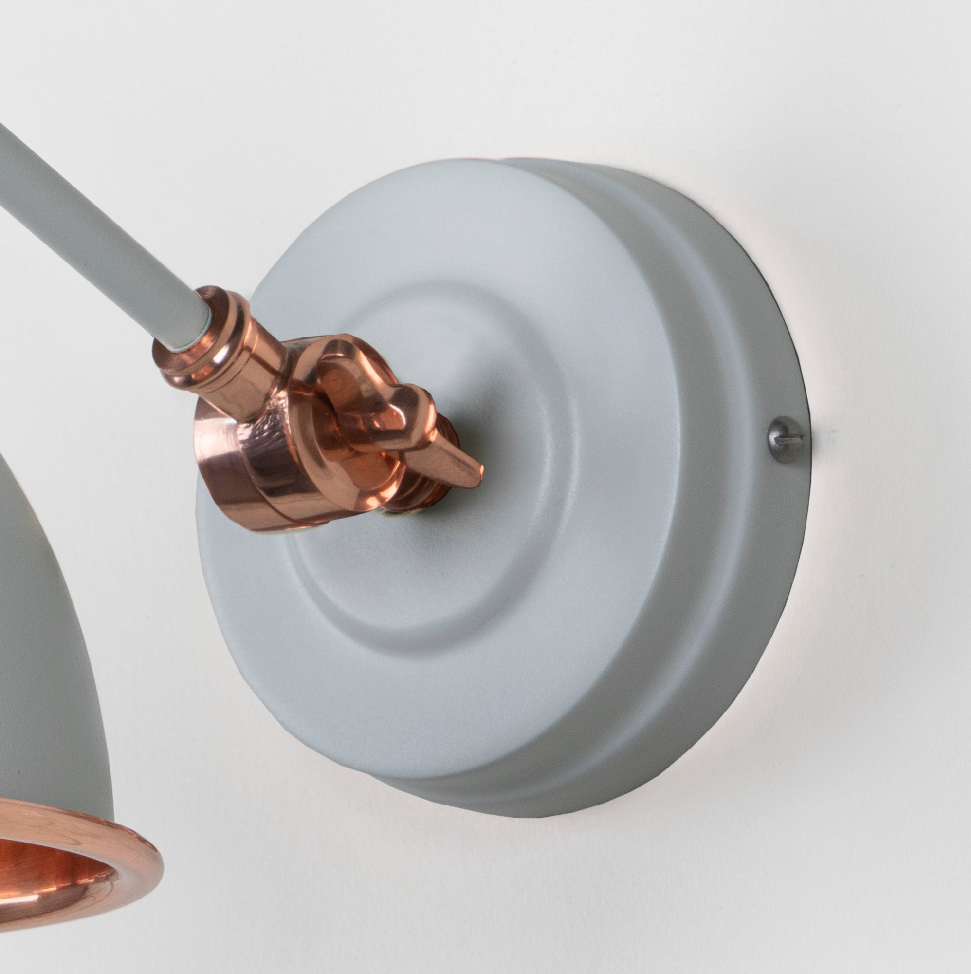 Hammered Copper Brindley Wall Light | Hammered Copper Birch - From the Anvil - EB London