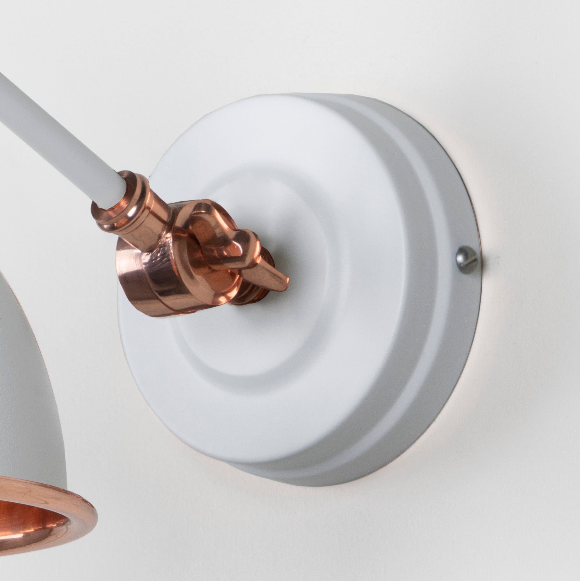 Hammered Copper Brindley Wall Light | Hammered Copper Flock - From the Anvil - EB London