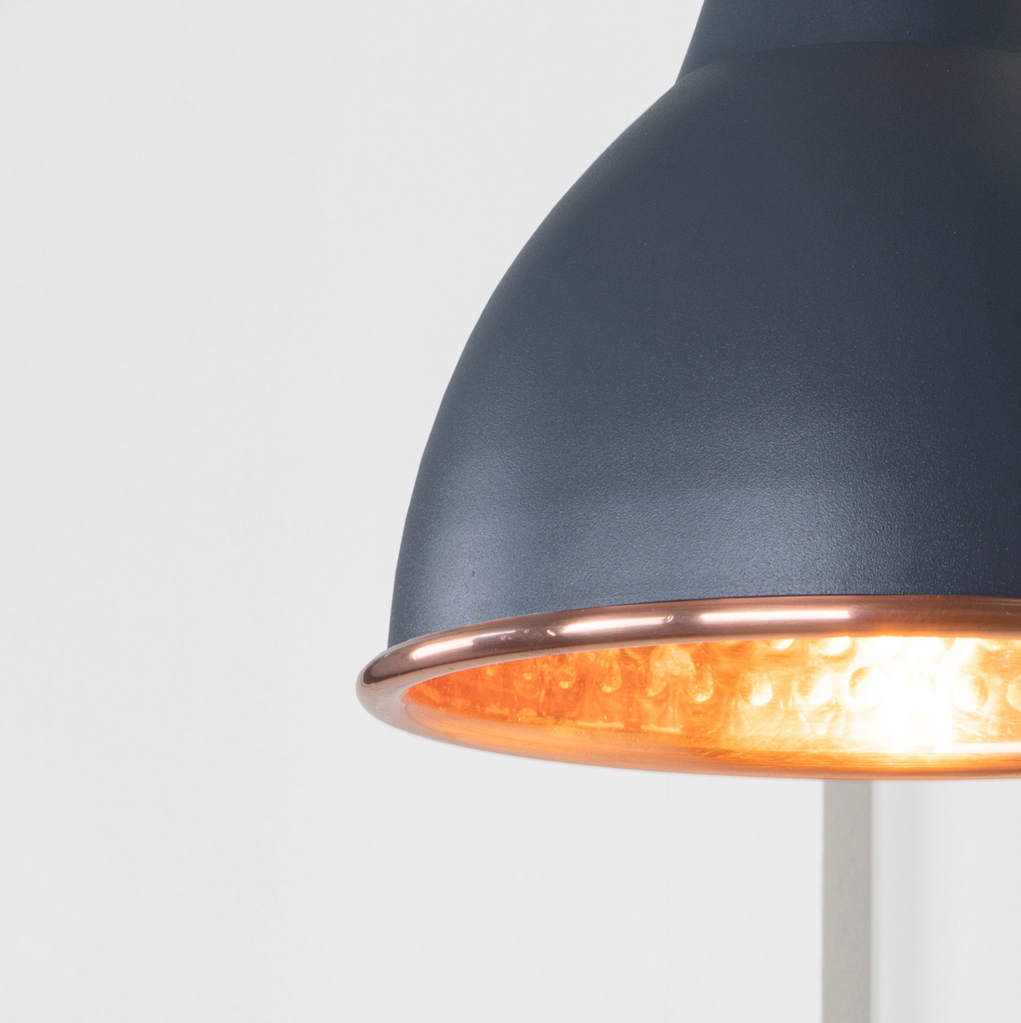 Hammered Copper Brindley Wall Light | Hammered Copper Slate - From the Anvil - EB London