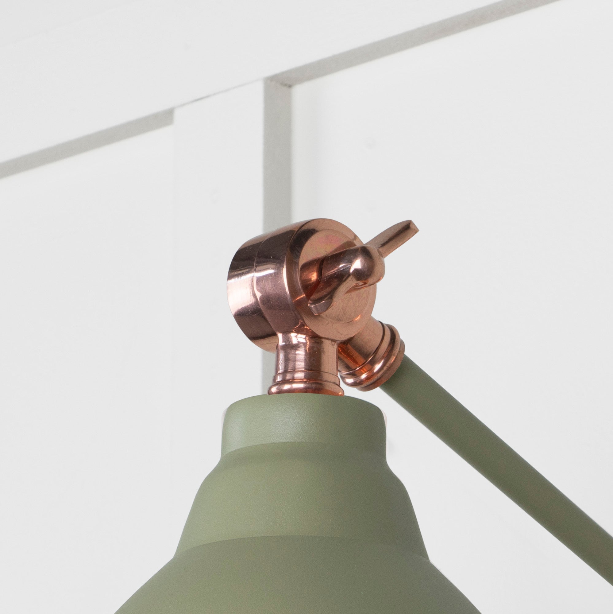 Hammered Copper Brindley Wall Light | Hammered Copper Tump - From the Anvil - EB London