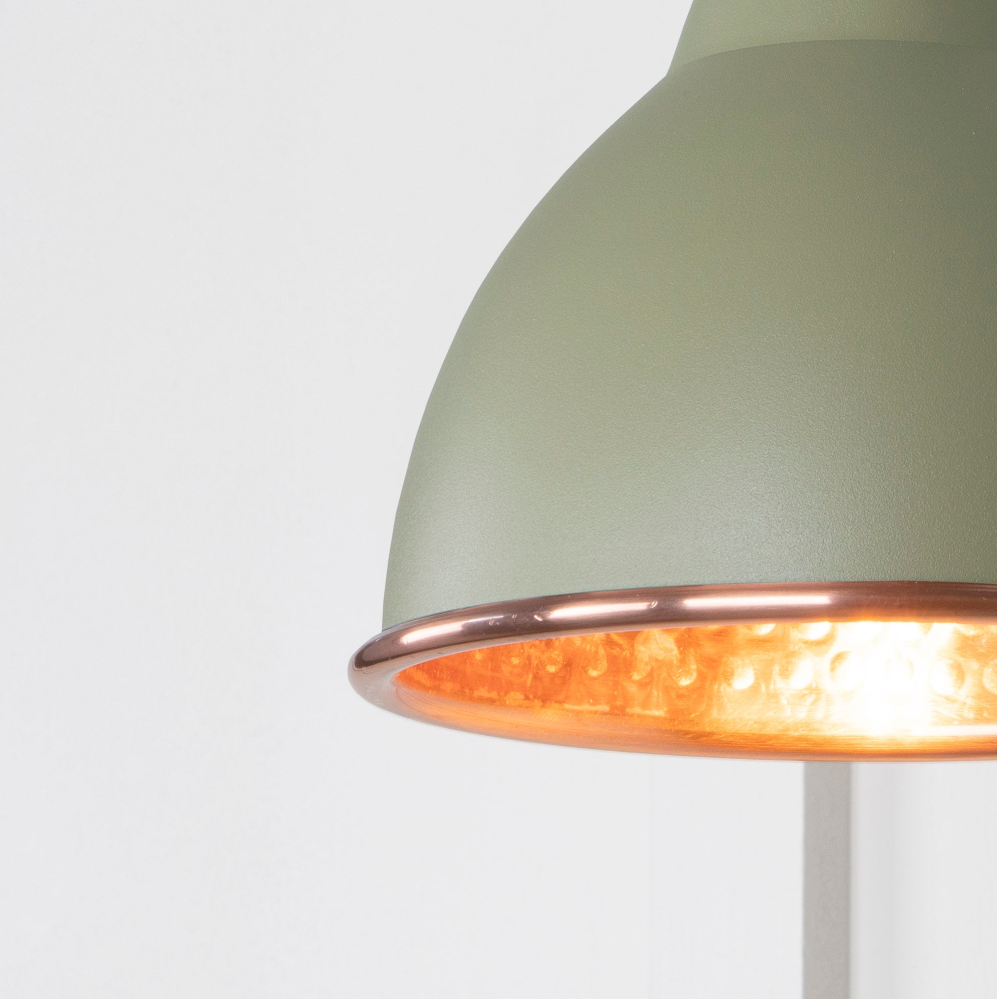 Hammered Copper Brindley Wall Light | Hammered Copper Tump - From the Anvil - EB London