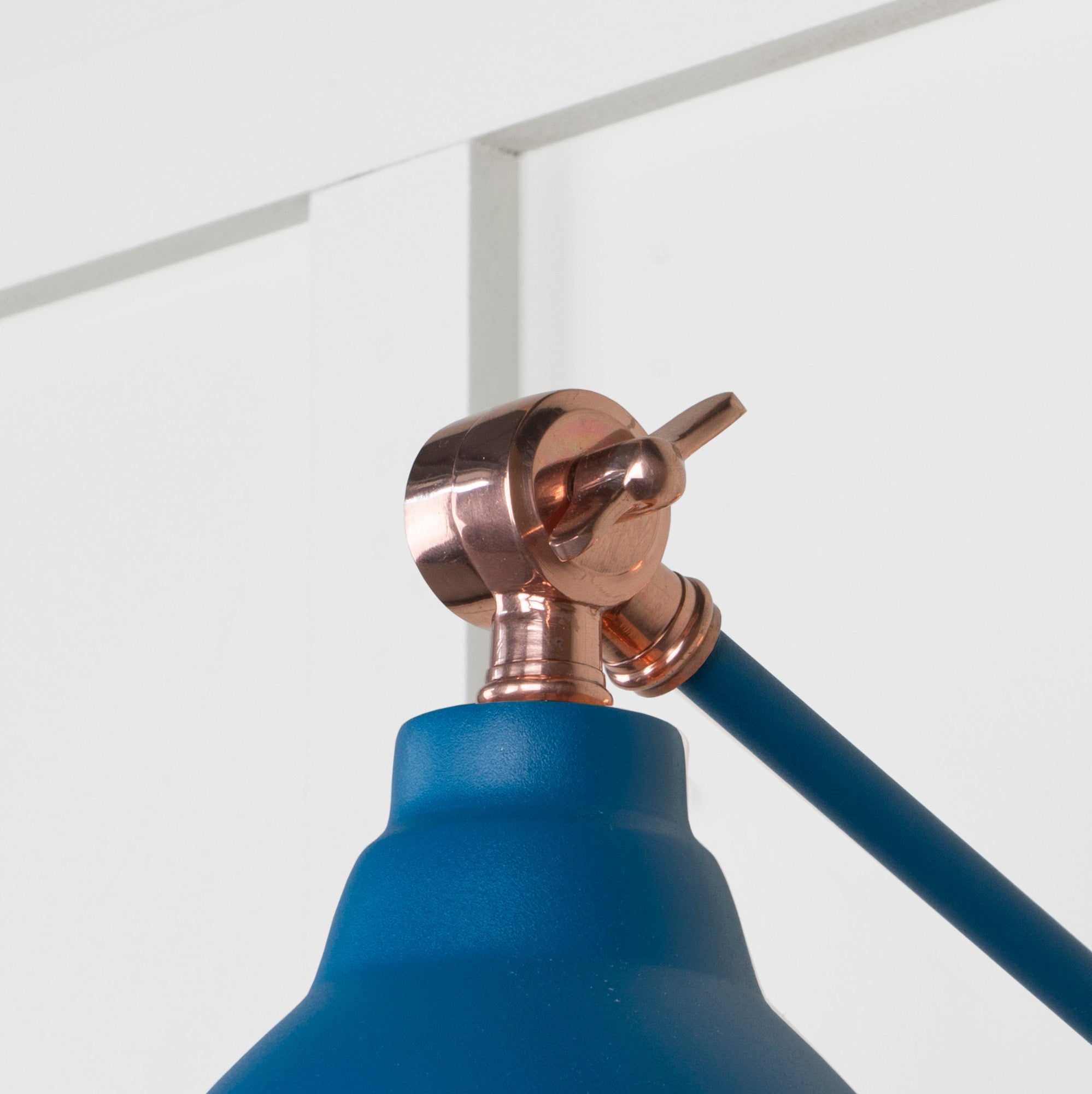 Hammered Copper Brindley Wall Light | Hammered Copper Upstream - From the Anvil - EB London