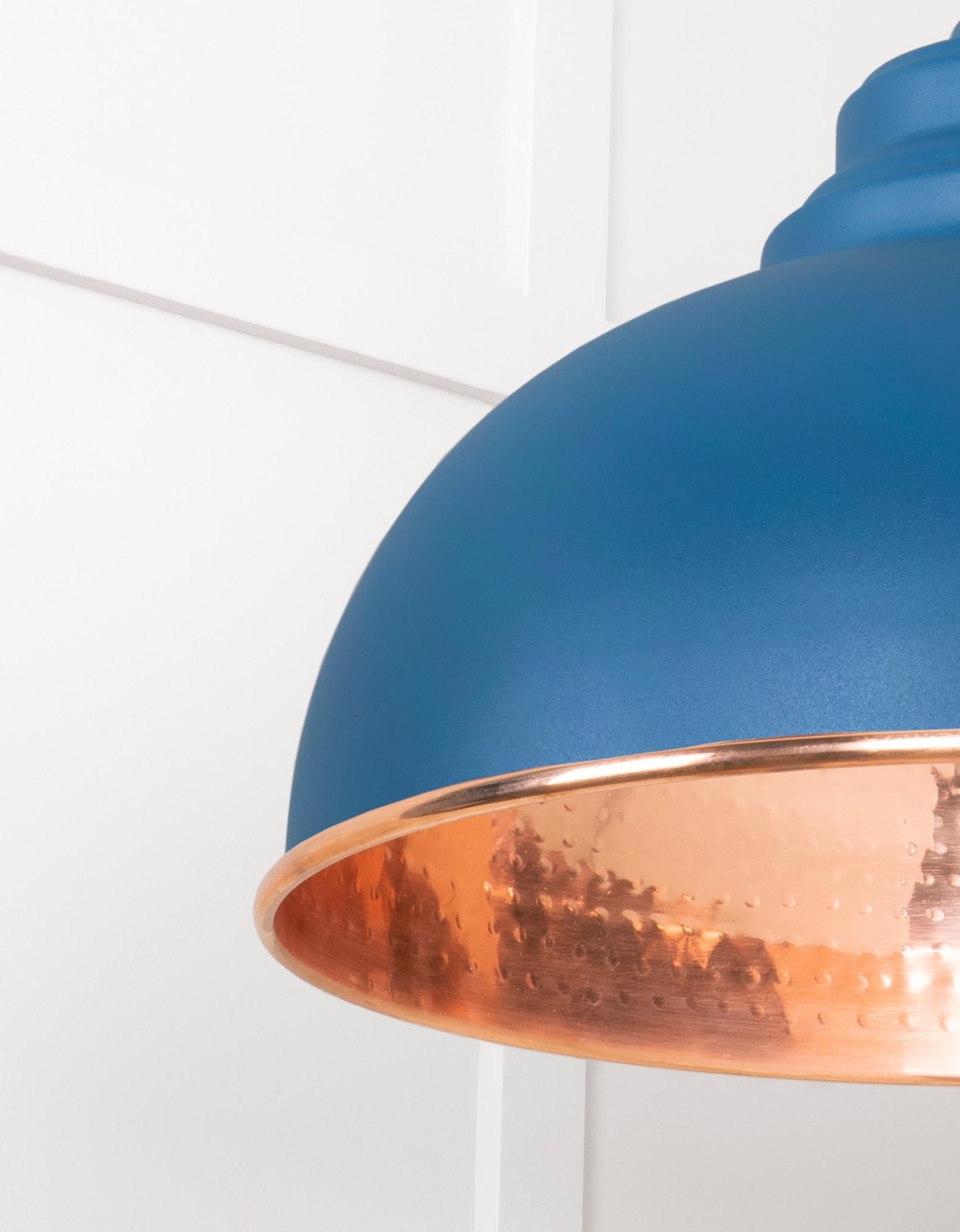 Hammered Copper Harborne Pendant | Upstream - From The Anvil - EB London