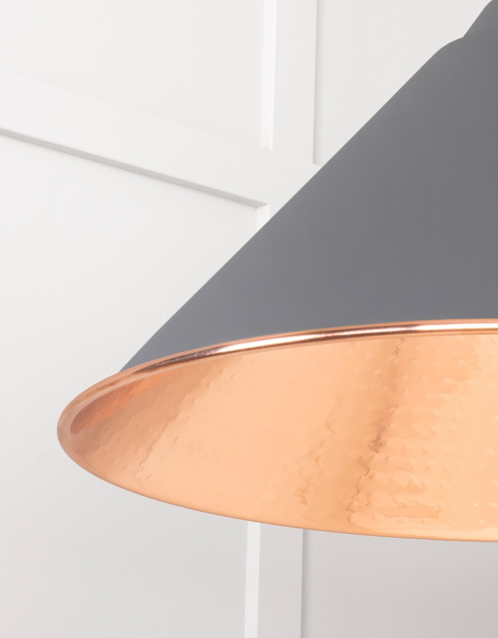Hammered Copper Hockley Pendant | Bluff - From The Anvil - EB London