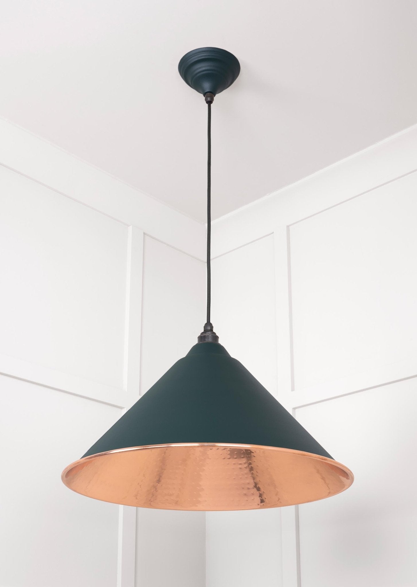 Hammered Copper Hockley Pendant | Dingle - From The Anvil - EB London