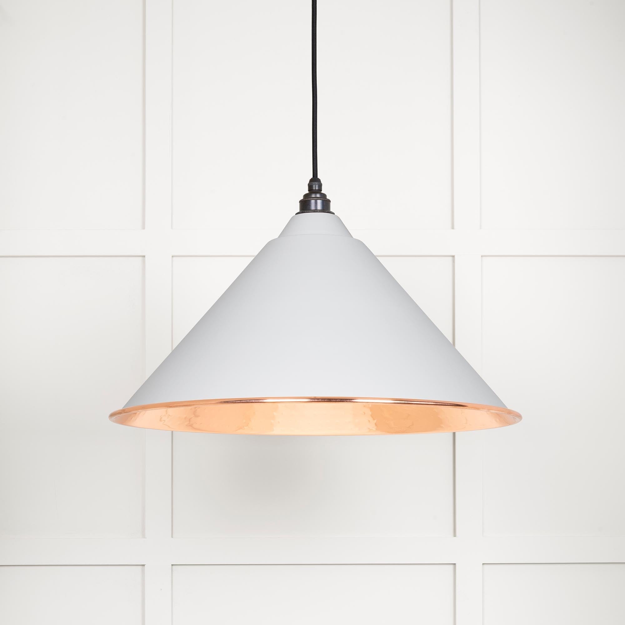 Hammered Copper Hockley Pendant | Flock - From The Anvil - EB London
