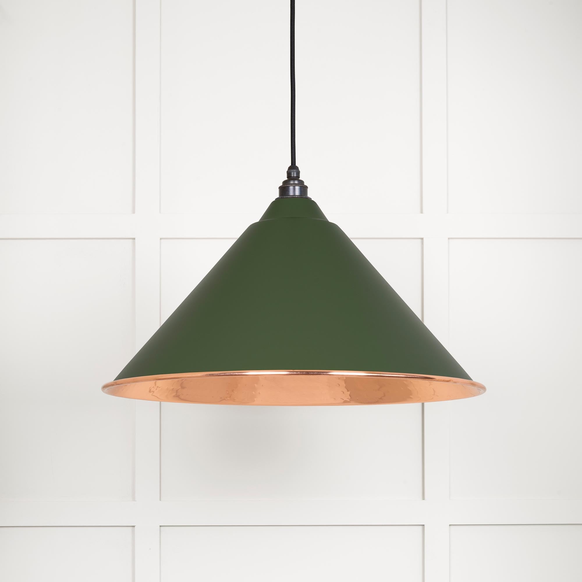 Hammered Copper Hockley Pendant | Heath - From The Anvil - EB London