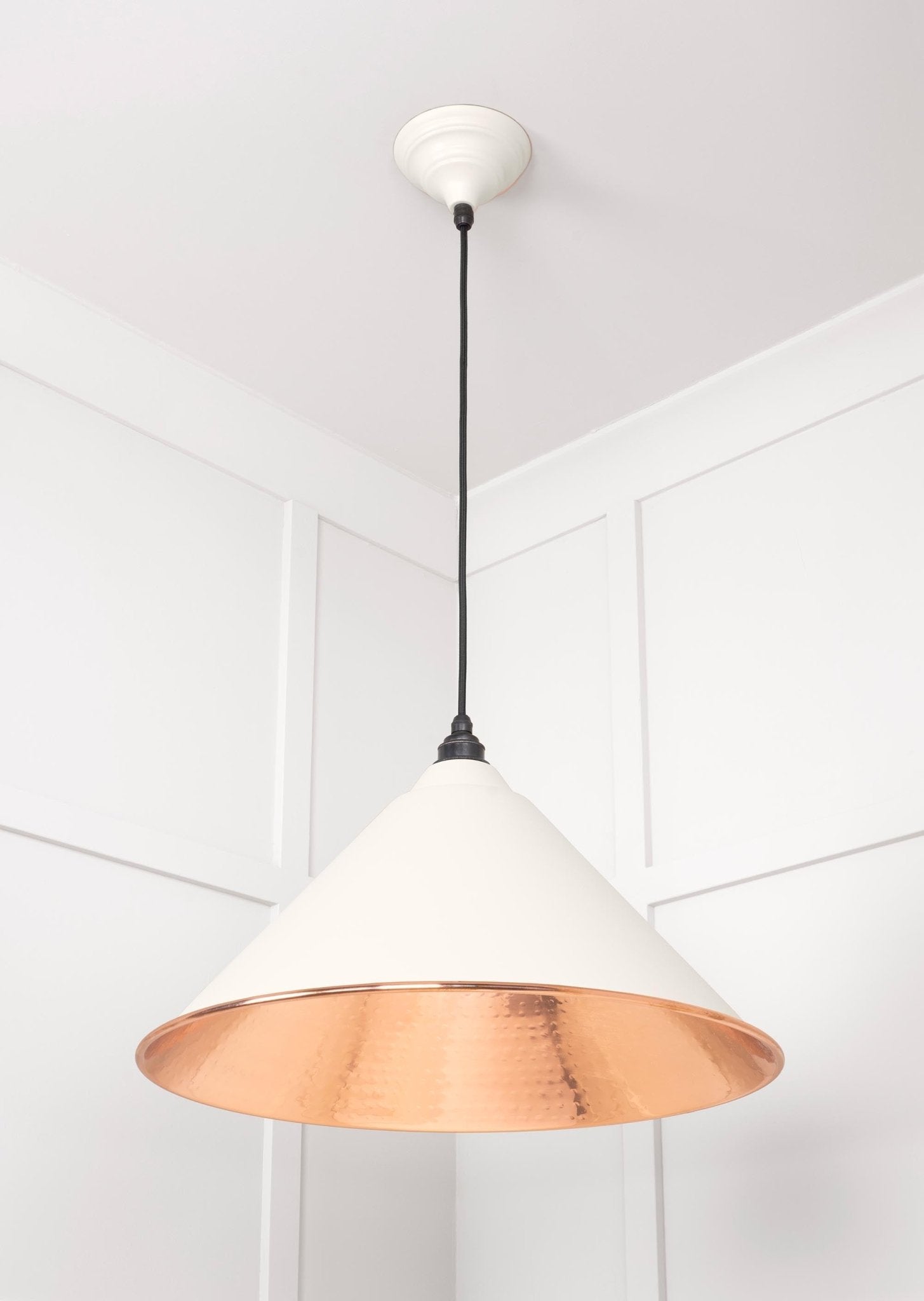 Hammered Copper Hockley Pendant | Teasel - From The Anvil - EB London
