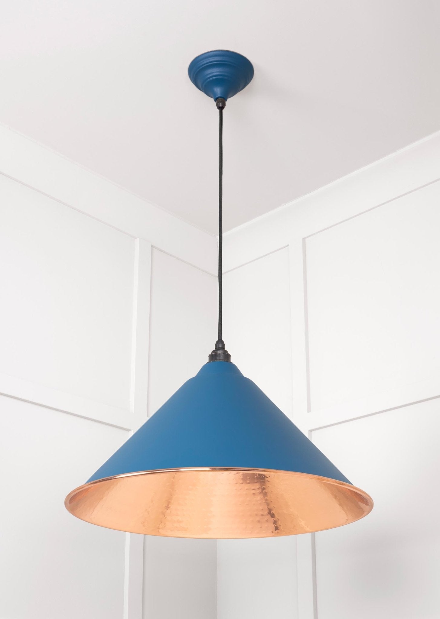 Hammered Copper Hockley Pendant | Upstream - From The Anvil - EB London