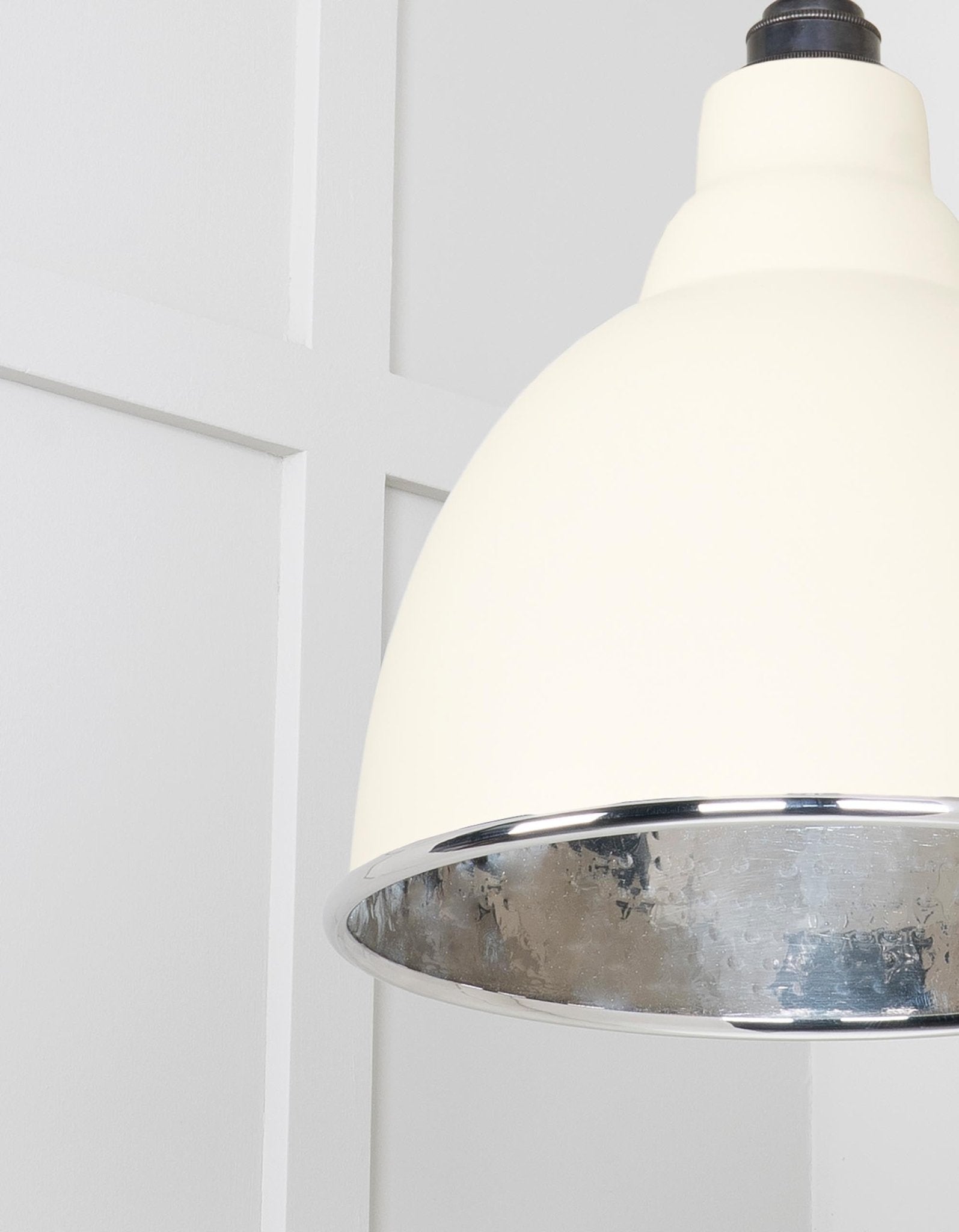 Hammered Nickel Brindley Cluster Pendant | Teasel - From the Anvil - EB London