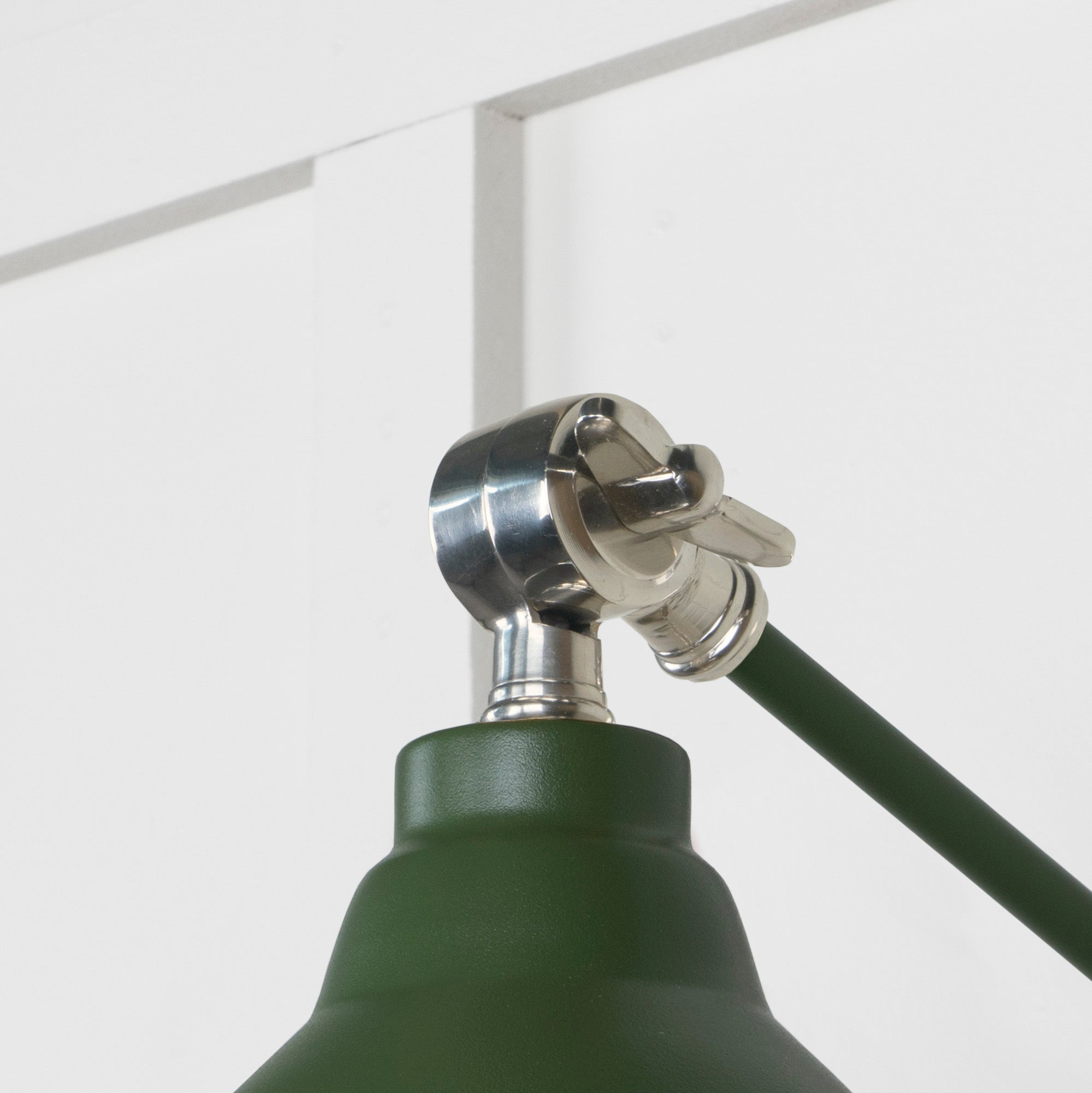 Hammered Nickel Brindley Wall Light | Hammered Nickel Heath - From the Anvil - EB London