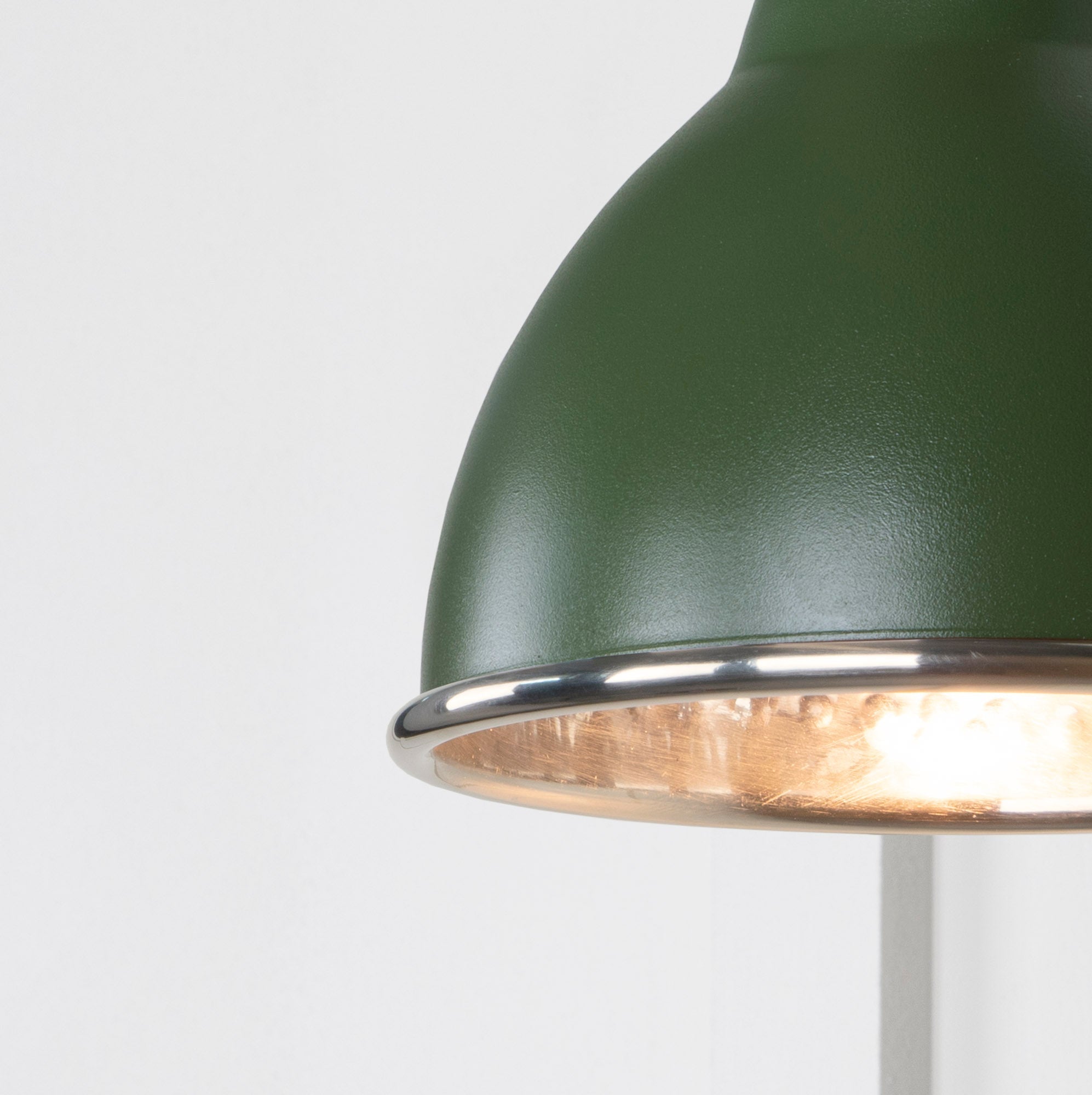 Hammered Nickel Brindley Wall Light | Hammered Nickel Heath - From the Anvil - EB London