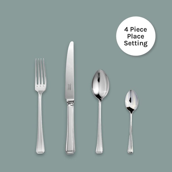 Harley Cutlery 4 Piece Place Setting - Carrs Silver - EB London